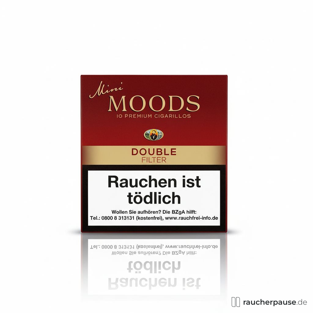 Dannemann Moods Filter Mini Zigarillos | 10er Pack | Fruchtige Holznoten, Vanille
