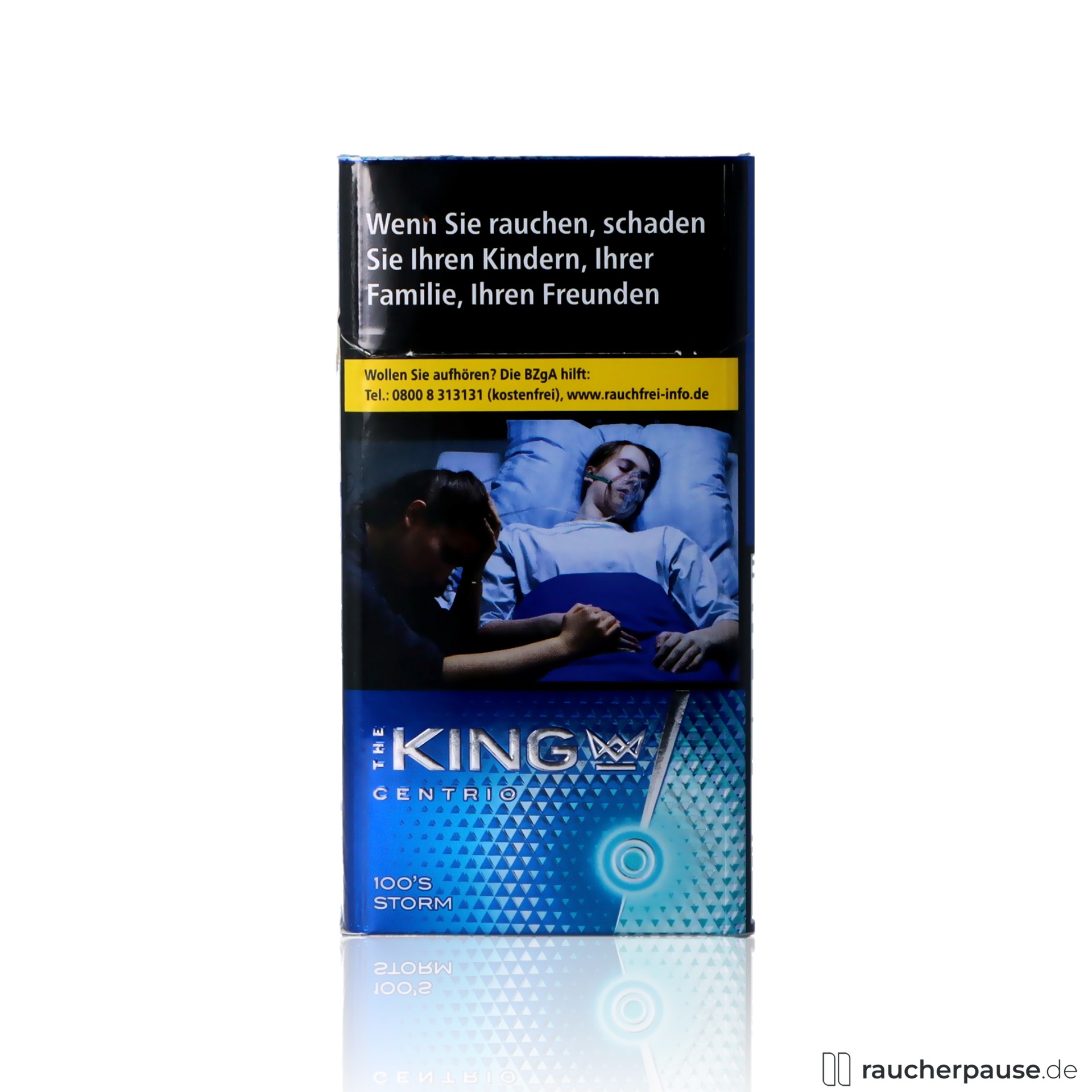 King Centrio Storm 100 Zigaretten | 20 Stk. pro Packung | Individuell anpassbarer Centrio®-Filter