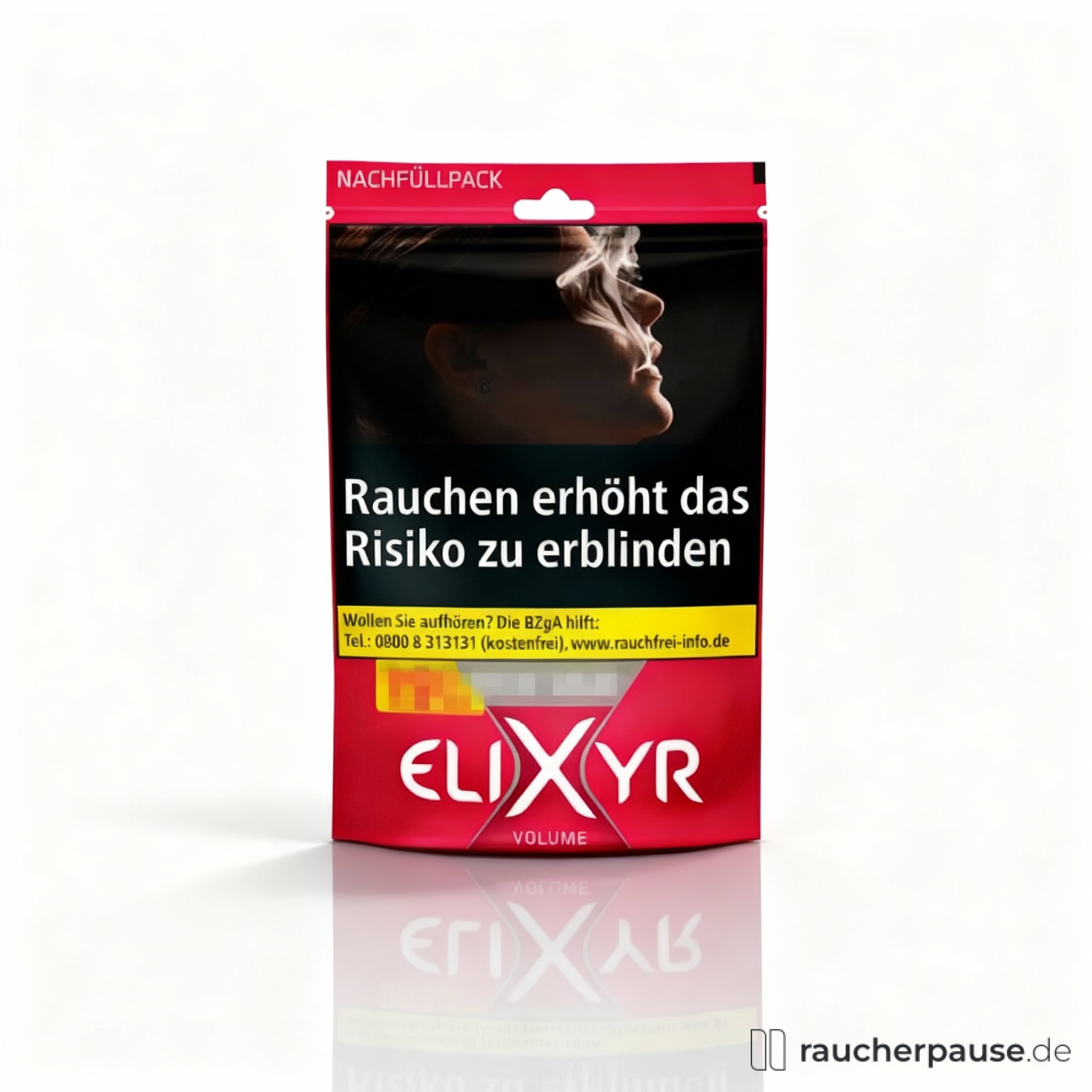 Elixyr Volume Zigarettentabak 105g | American Blend | Vollmundiger Geschmack für Stopfmaschinen | Hochwertiger Volumentabak