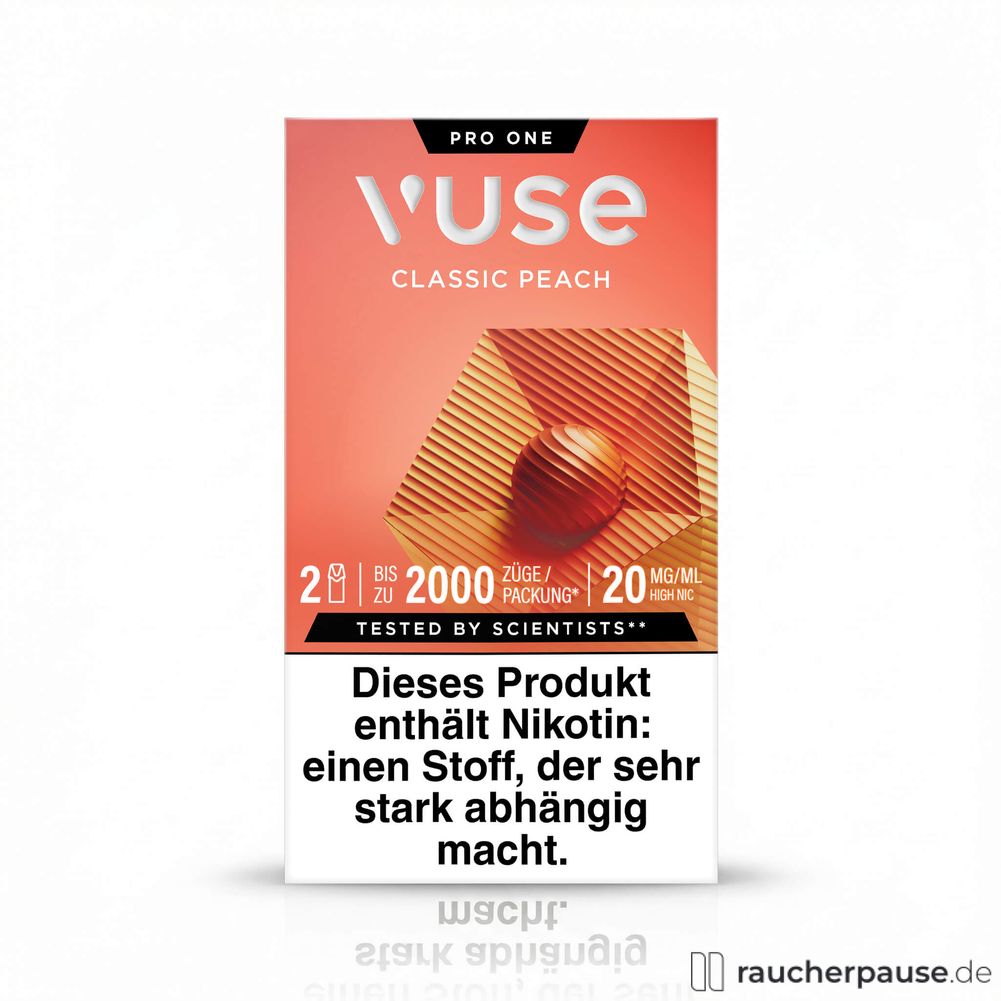 Vuse Pods Classic Peach | 20 mg/ml Nikotin | 2 Pods