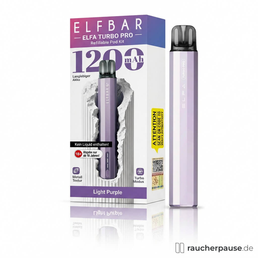 Elfbar Elfa Turbo Pro Akkuträger | 1200mAh | Light Purple