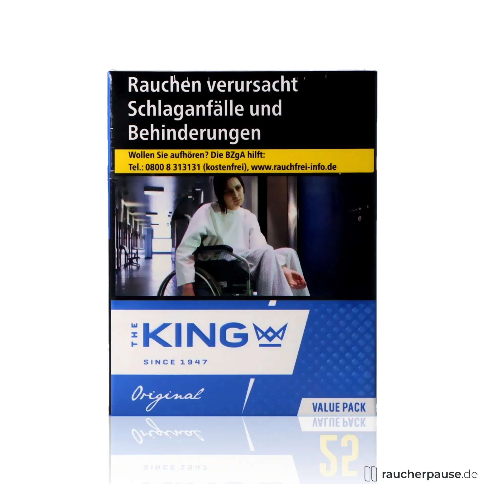 The KING Blue Value Pack Zigaretten | 25 Stk. pro Packung | American Blend | King-Size Format