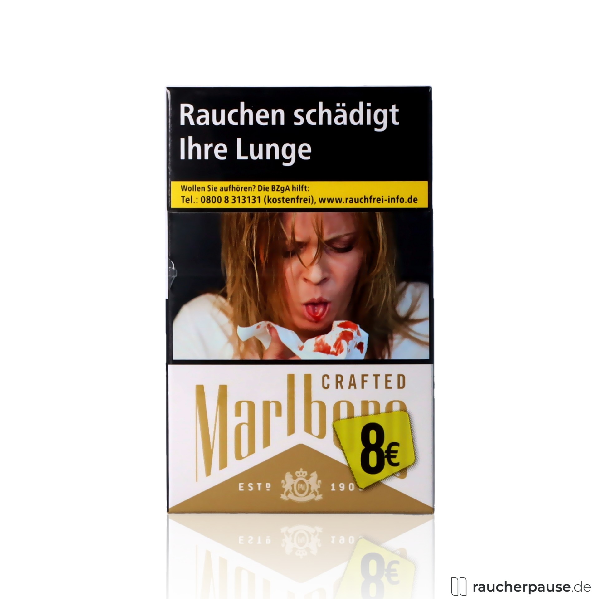 Marlboro Crafted Gold Zigaretten | 20 Stk. pro Packung | Mittleres Tabakaroma Marlboro Crafted Gold Zigaretten | 20 Stk. pro Packung | Mittleres Tabakaroma