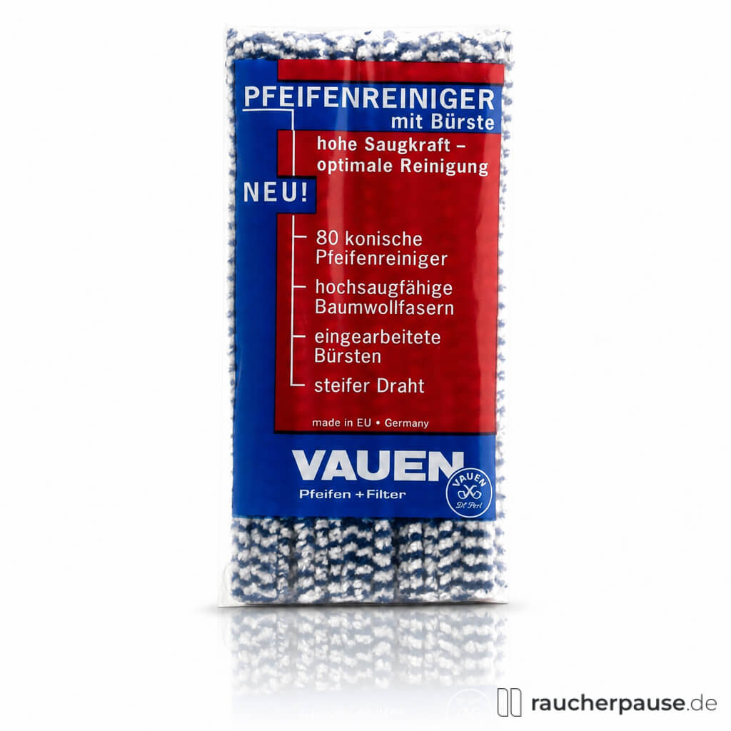 VAUEN Pfeifenreiniger Blau-Weiß | 80 Stück