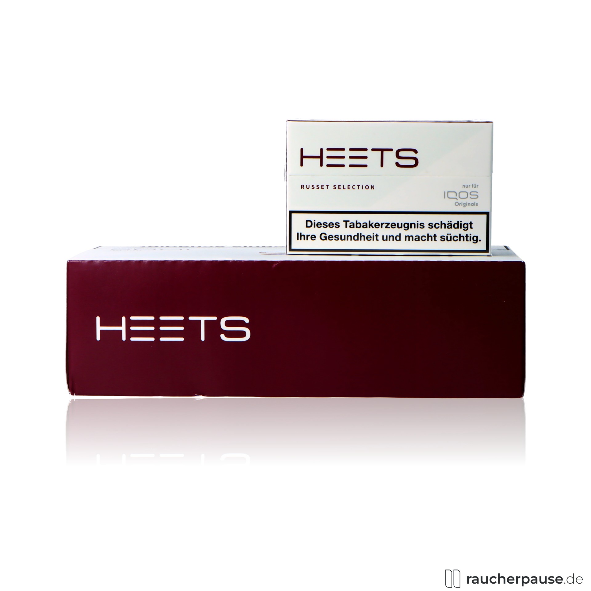 heets, heets russet selection tabak sticks stueck intensiver geschmack fuer iqos , packshot hinterseite