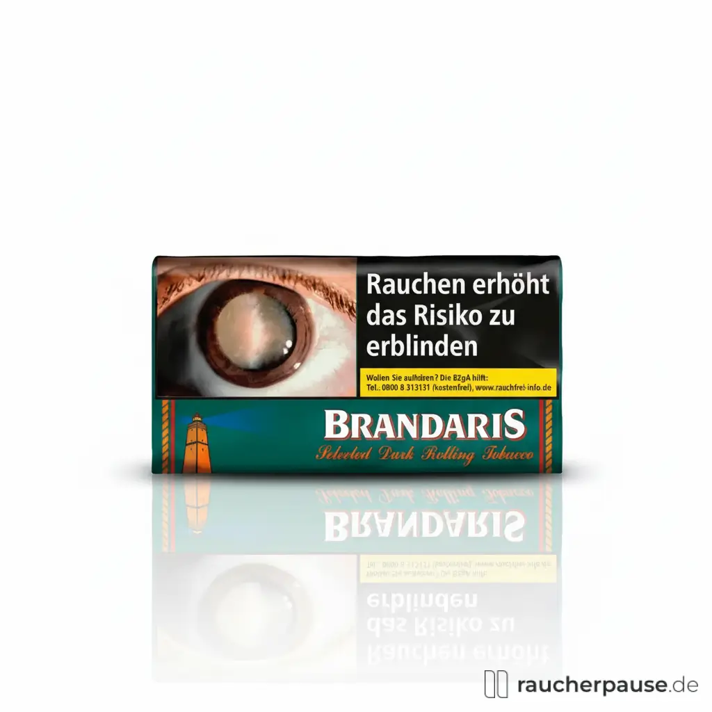 Brandaris Zware Drehtabak 50g Pouch | Kräftig & Würzig | Dark Fired Kentucky | Hochwertige Feinschnitt-Mischung