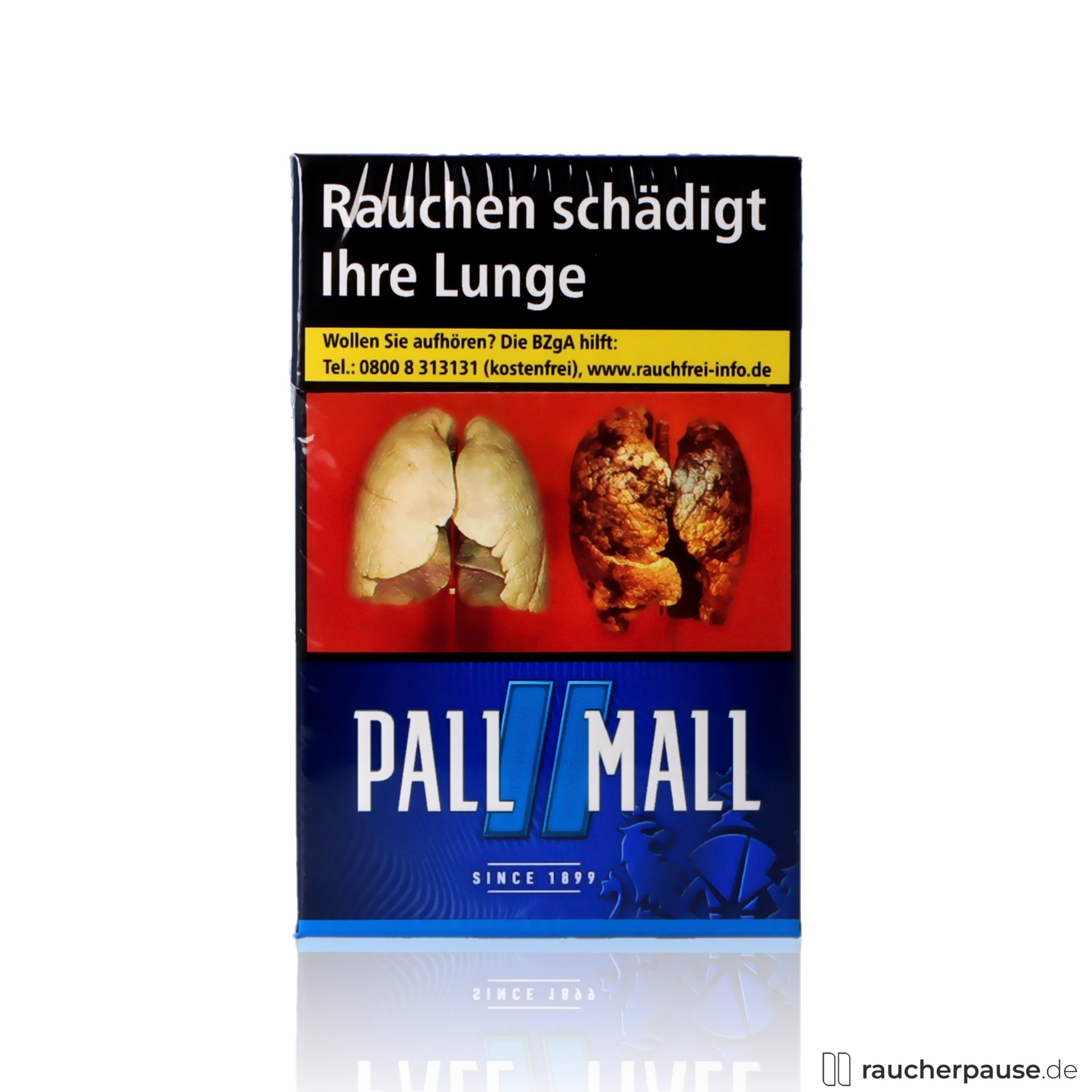 Pall Mall Blue OP Zigaretten | 20 Stk. pro Packung | King Size | American Blend Pall Mall Blue OP Zigaretten | 20 Stk. pro Packung | King Size | American Blend