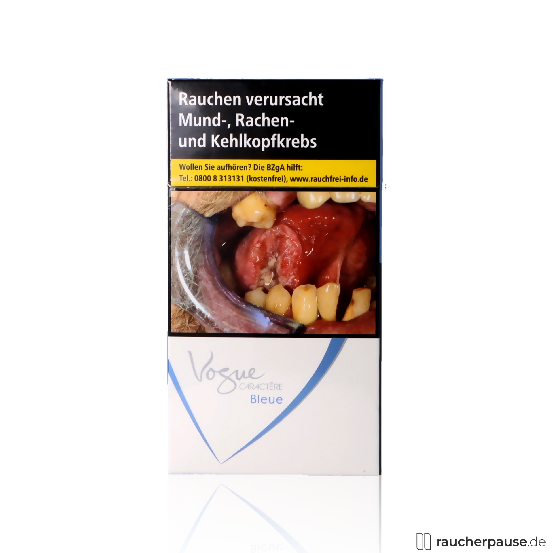 Vogue Caractère Bleue Zigaretten | 20 Stk. pro Packung | Slim Long 100mm