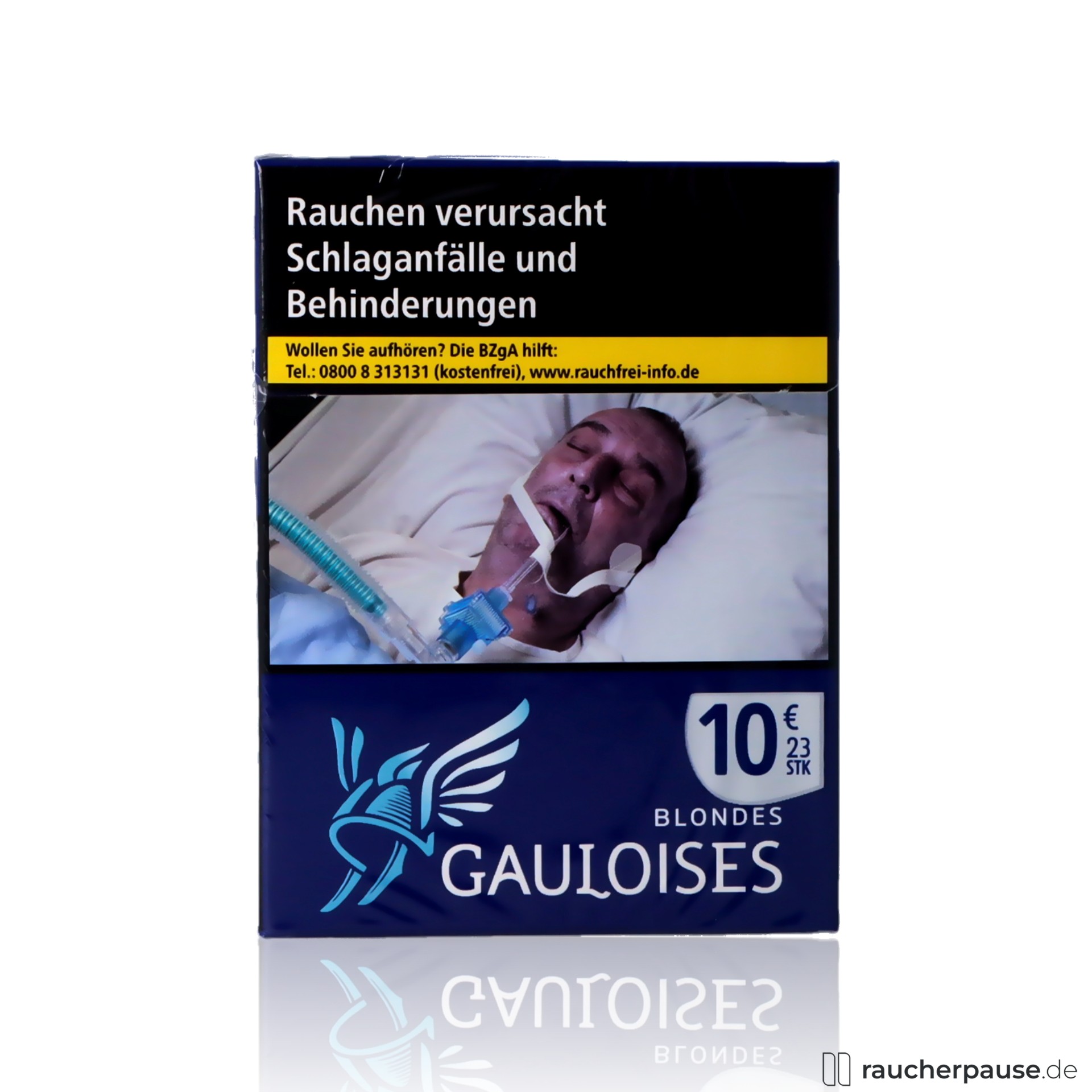 Gauloises Blondes Blau Zigaretten | 23 Stk. pro Packung | Intensiv-würziger Geschmack
