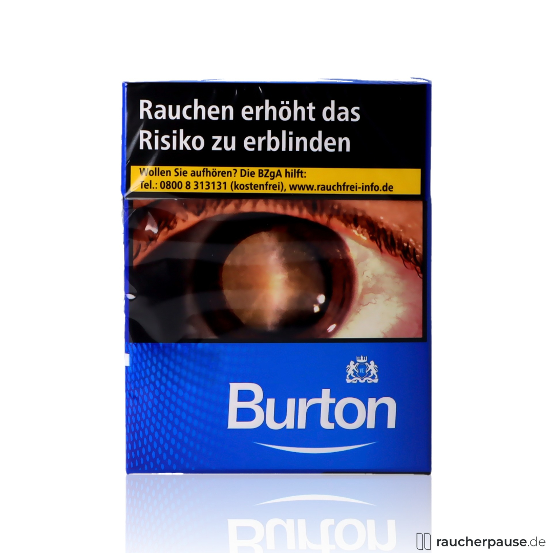 Burton Blue XL Zigaretten | 24 Stk. pro Packung | Mild-würziger American Blend