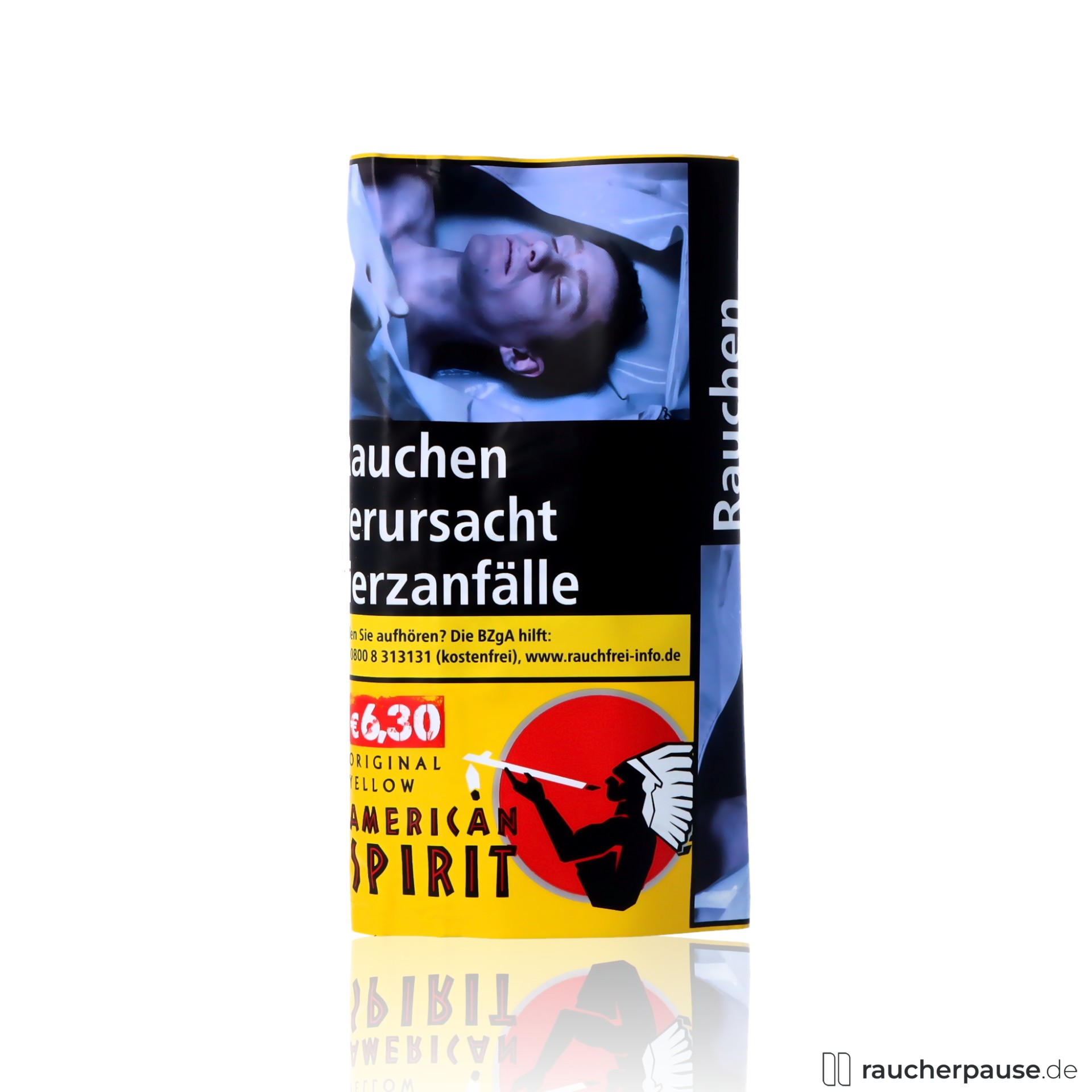 American Spirit Orig. Yellow Tabak | 30g Feinschnitt | Ohne Zusätze