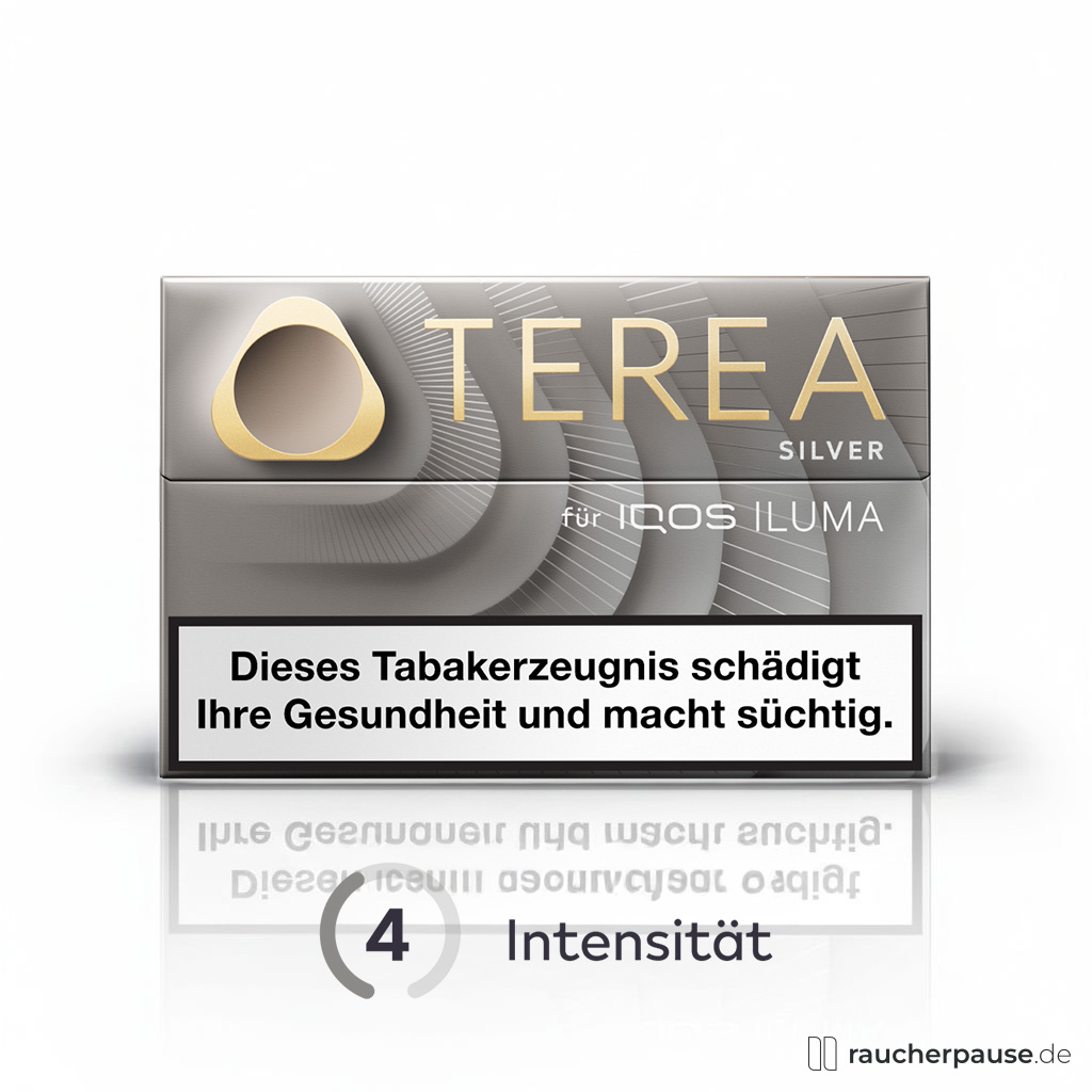 Terea Silver Tabaksticks für IQOS Iluma | 20 Stück | Milde Tabaknote