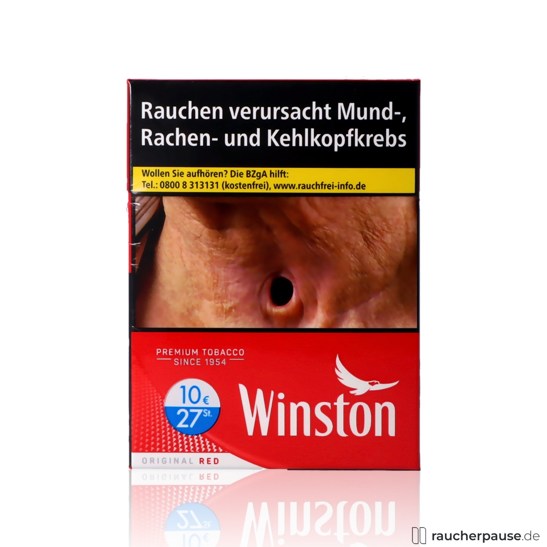 Winston Red XXL Zigaretten | 27 Stk. pro Packung | Intensiver American Blend Geschmack