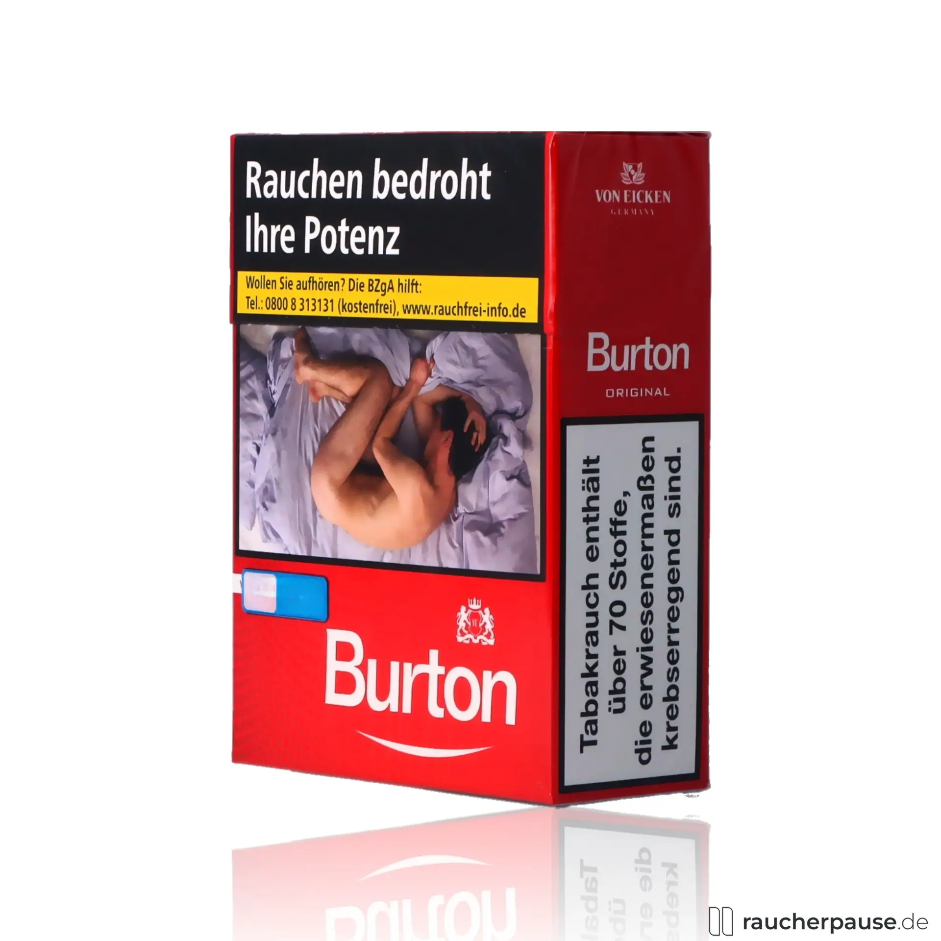 Burton Red Maxi Pack Zigaretten | 29 Stk. pro Packung | American Blend King-Size
