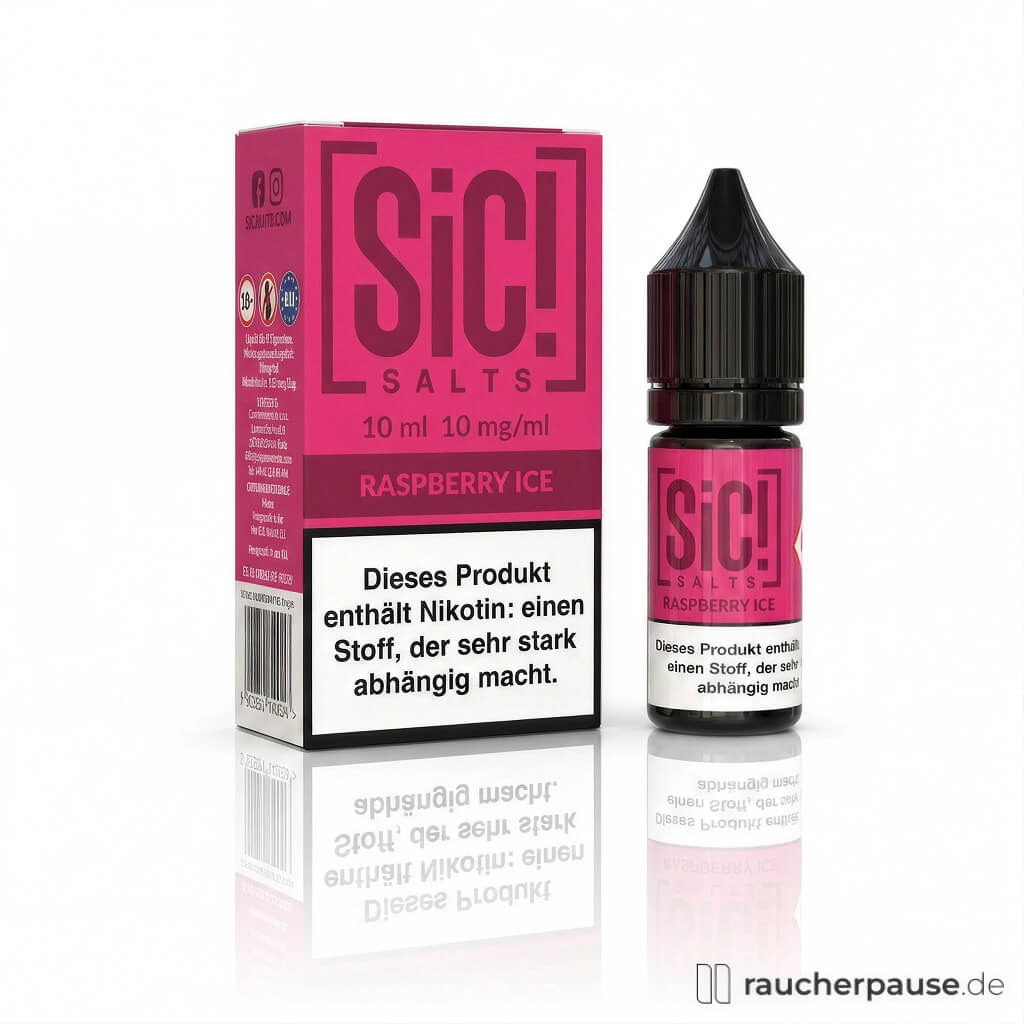 SiC! Salts Raspberry Ice Liquid | 10 mg/ml Nikotin