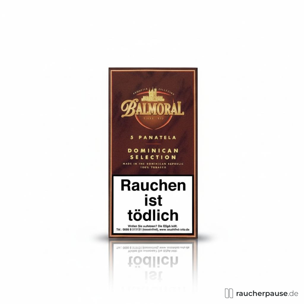 Balmoral Dominican Panatela Zigarren | 5er Karton | Mild | Ecuador Shade Deckblatt