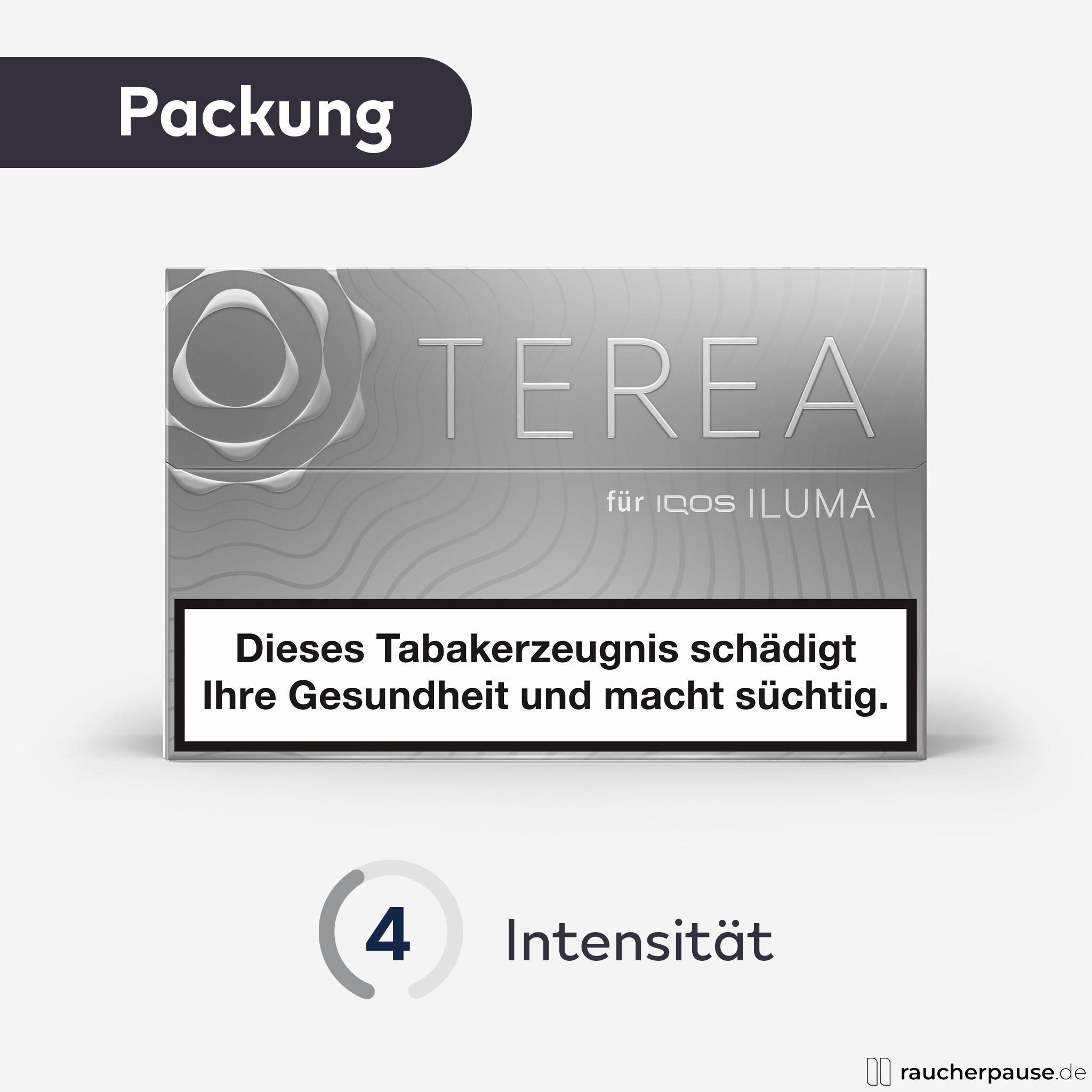 Terea Silver Tabaksticks für IQOS Iluma | 20 Stück | Milde Tabaknote