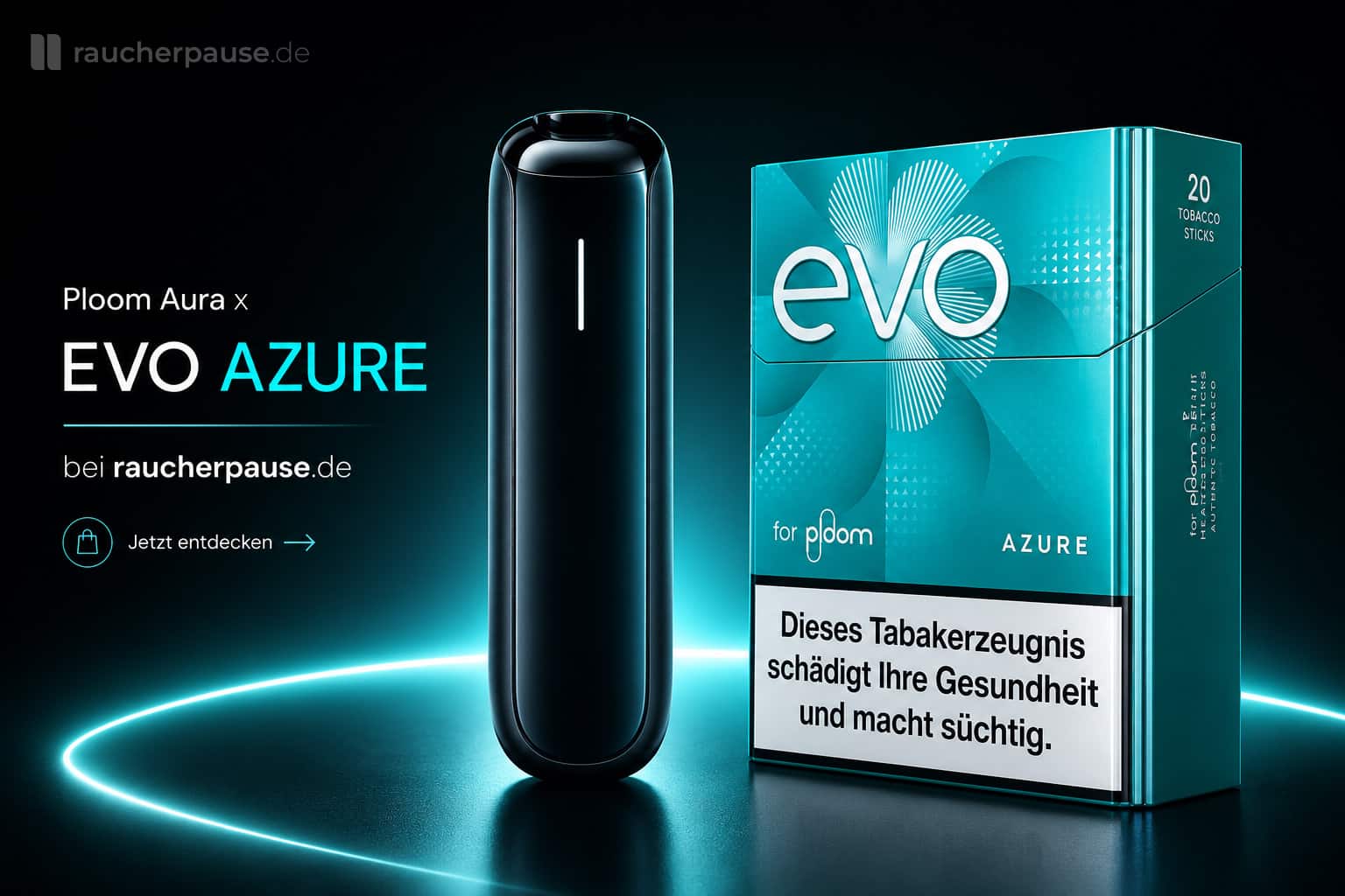 Ploom Aura x EVO Azure Tabaksticks