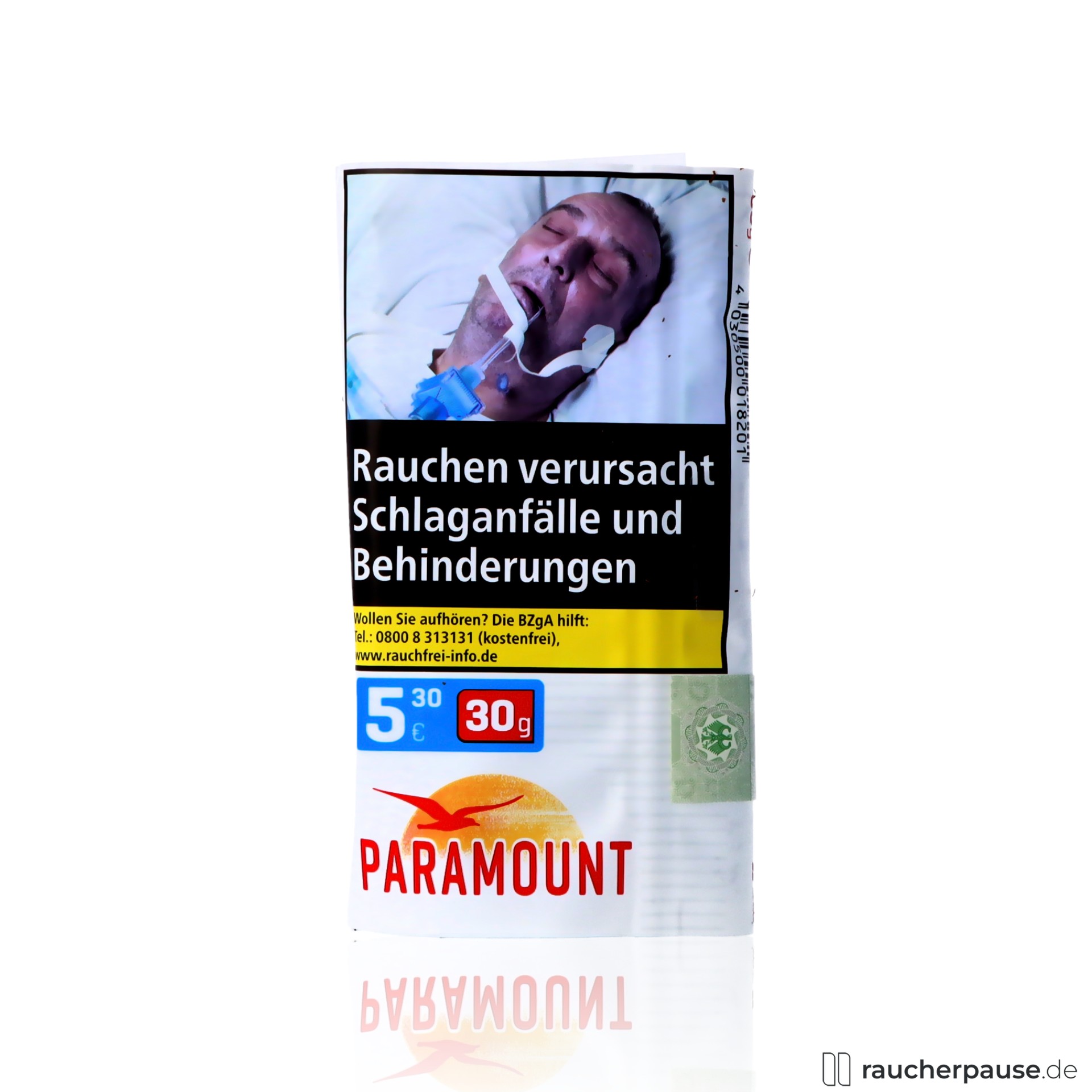 Paramount Drehtabak 30g | American Blend | Vollwürzig | Pouch Verpackung