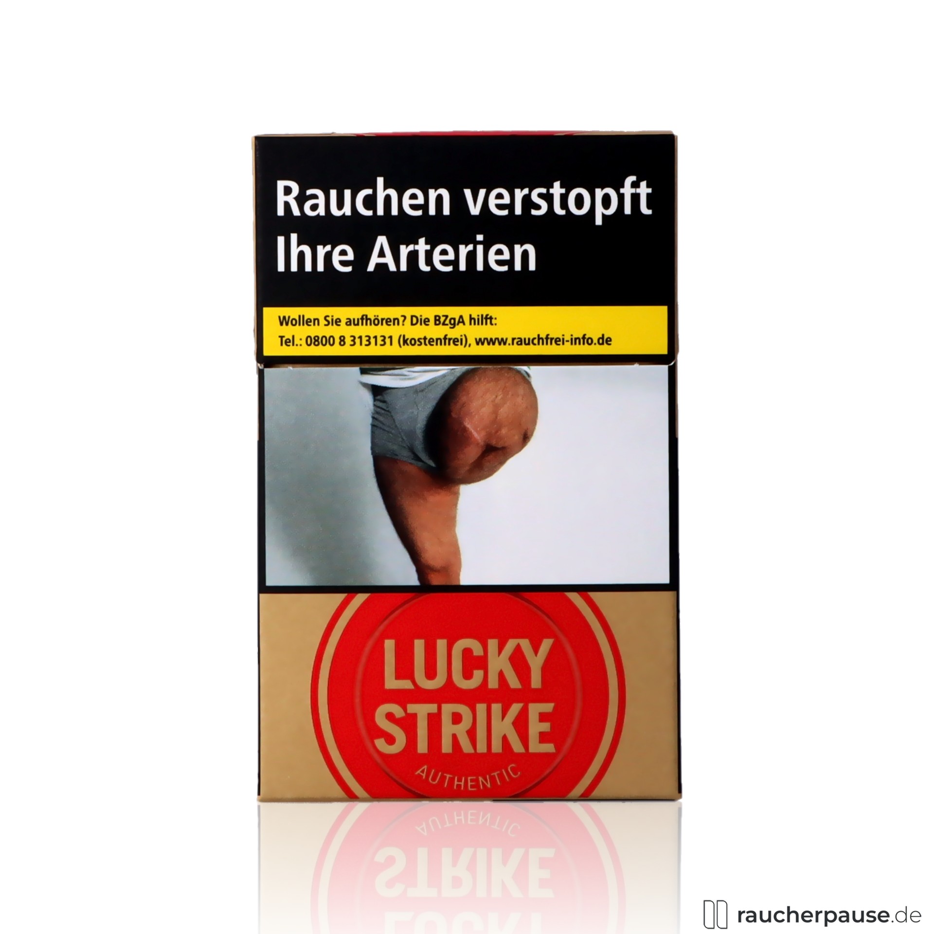 Lucky Strike Authentic Red Zigaretten | 20 Stk. pro Packung | Ohne Zusätze