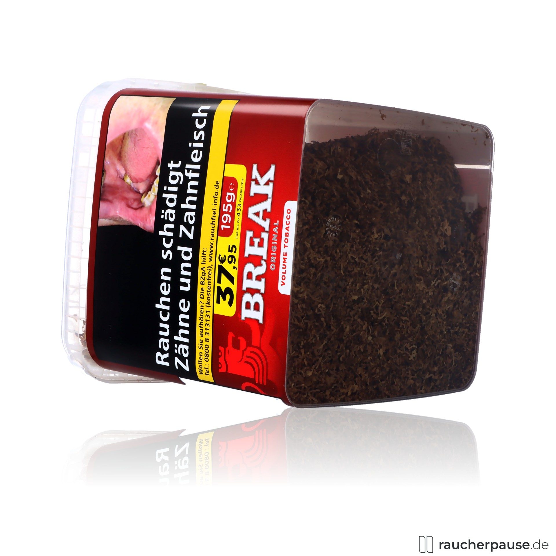 break original rot tabak eimer american blend stark ergiebig , packshot vorderseite