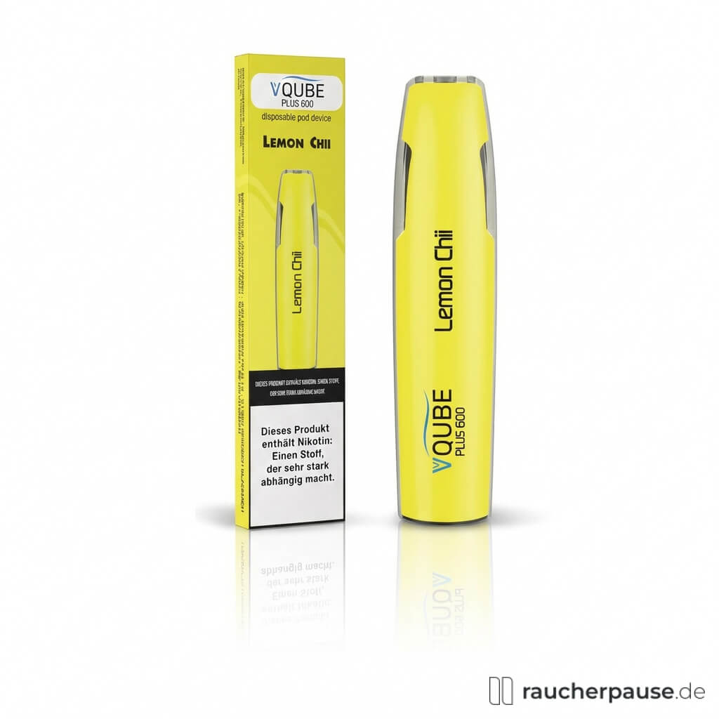 VQube plus600 Lemon Chill | 16 mg/ml Nikotin | bis zu 600 Züge