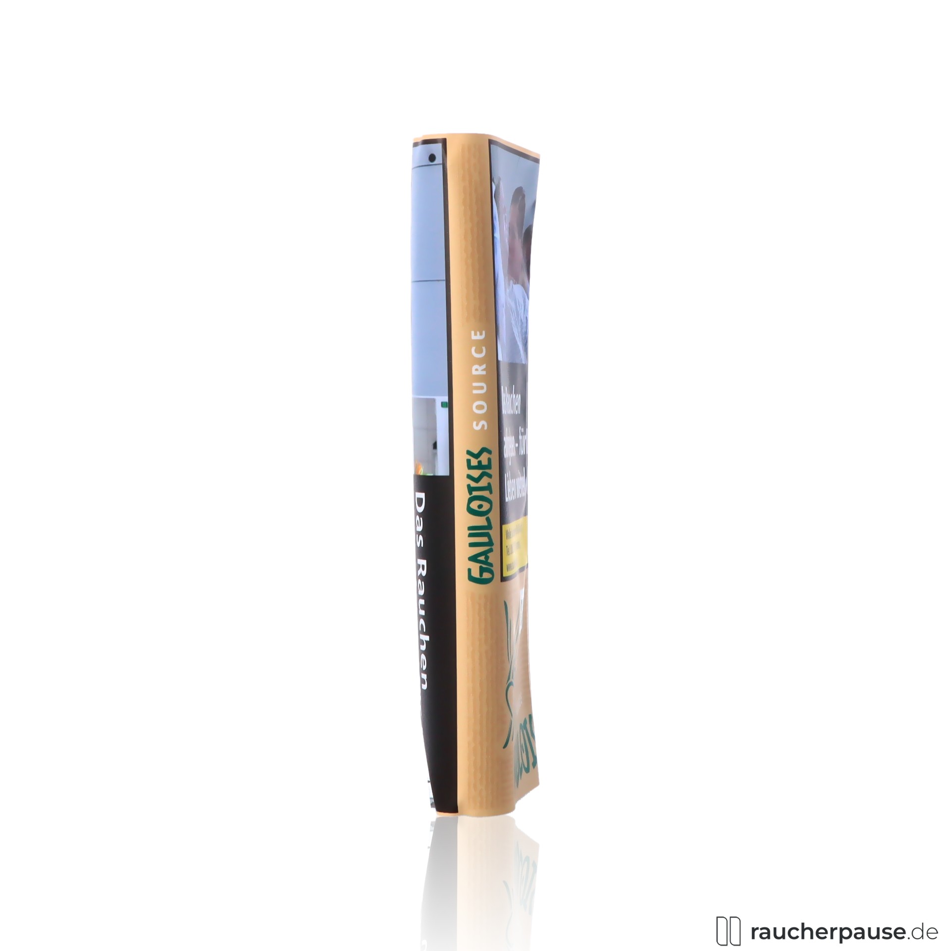 gauloises source bronze tabak 30g pouch ohne zusaetze american blend , packshot hinterseite