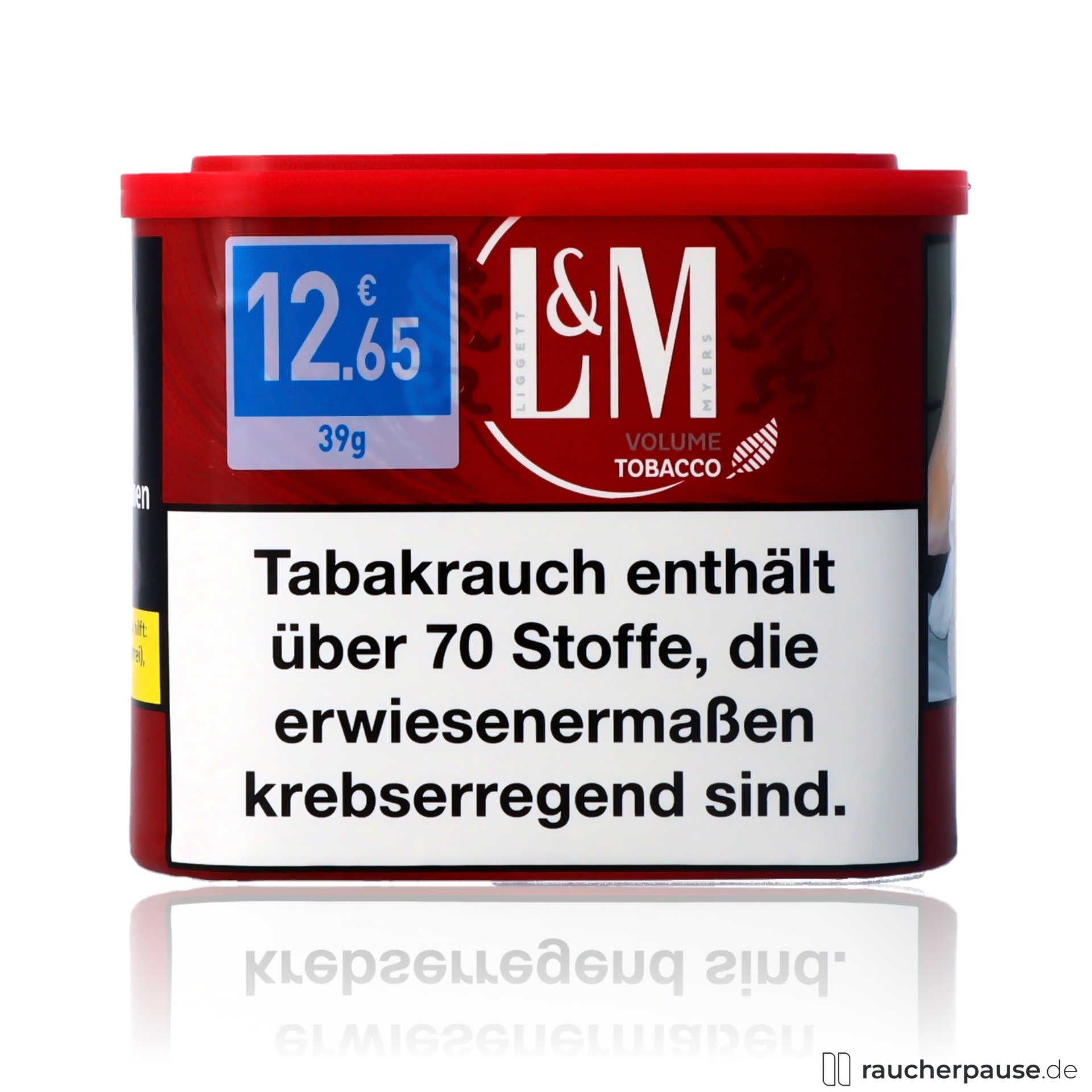L&M Red L Volumentabak | 39g Dose | American Blend | Würziges Aroma