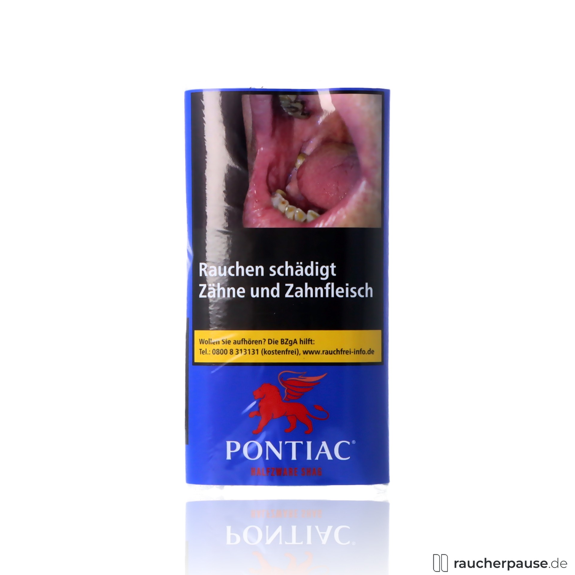 Pontiac Halfzware Shag | 30g Feinschnitt | Würzig | Pouch Verpackung