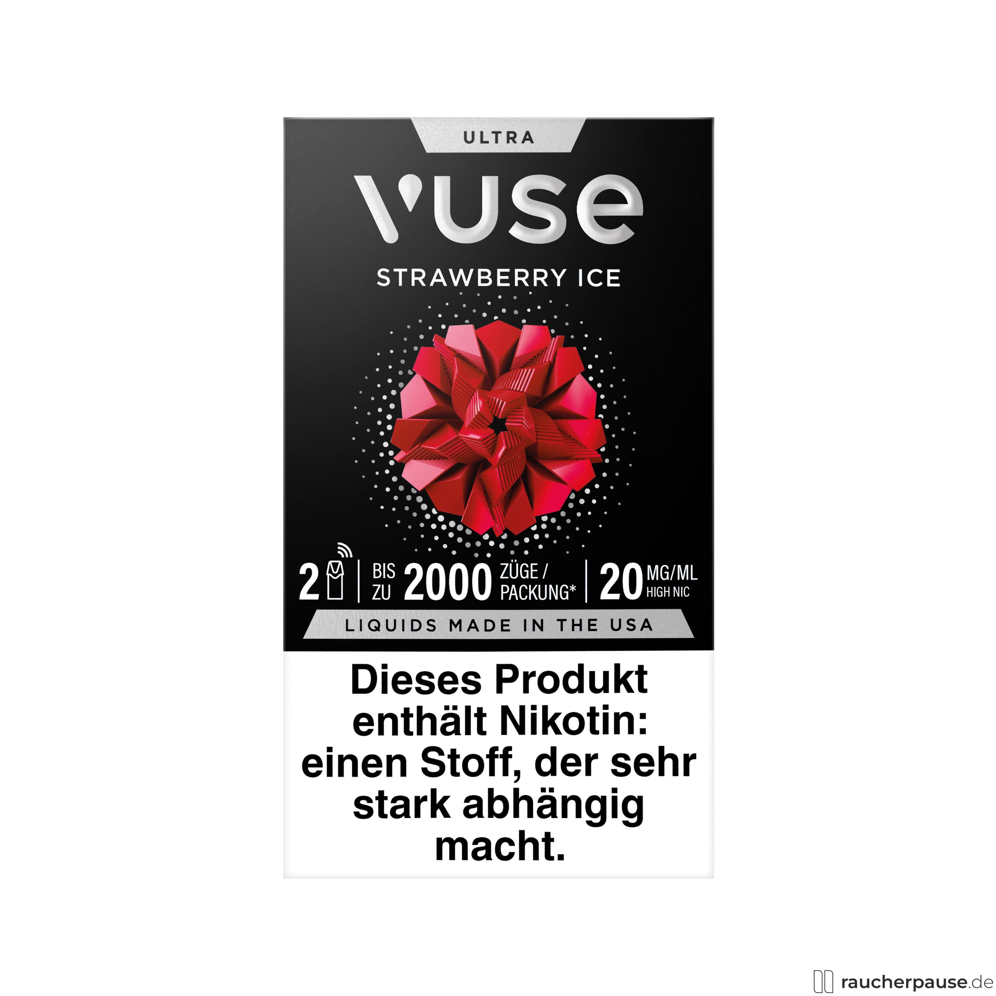 Vuse ULTRA Pods Strawberry Ice online kaufen Vuse ULTRA Pods Strawberry Ice online kaufen