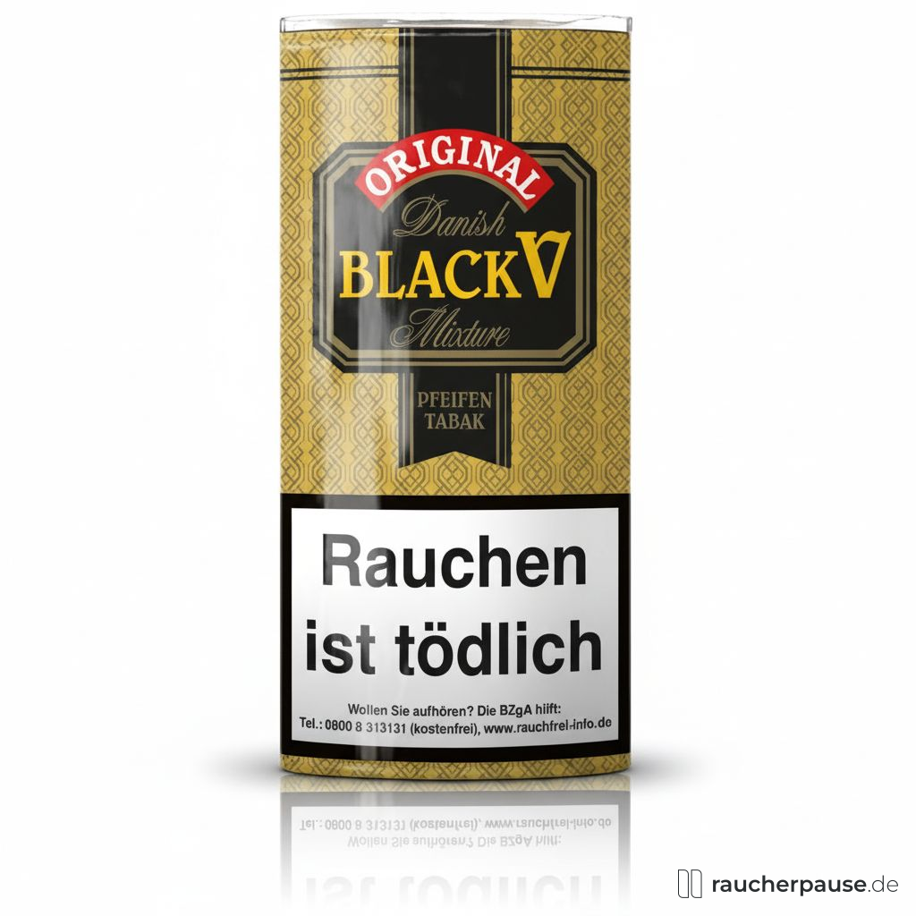 Mac Baren Black Vanilla Mixture Pouch | 40g Pouch | Vanille & Nuss Aroma