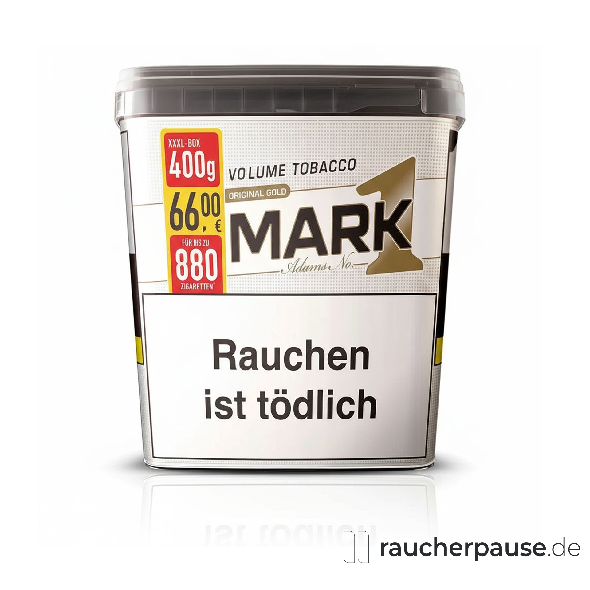 Mark1 Gold Volumentabak | 400g XXXL-Box | Fein-würziger American Blend