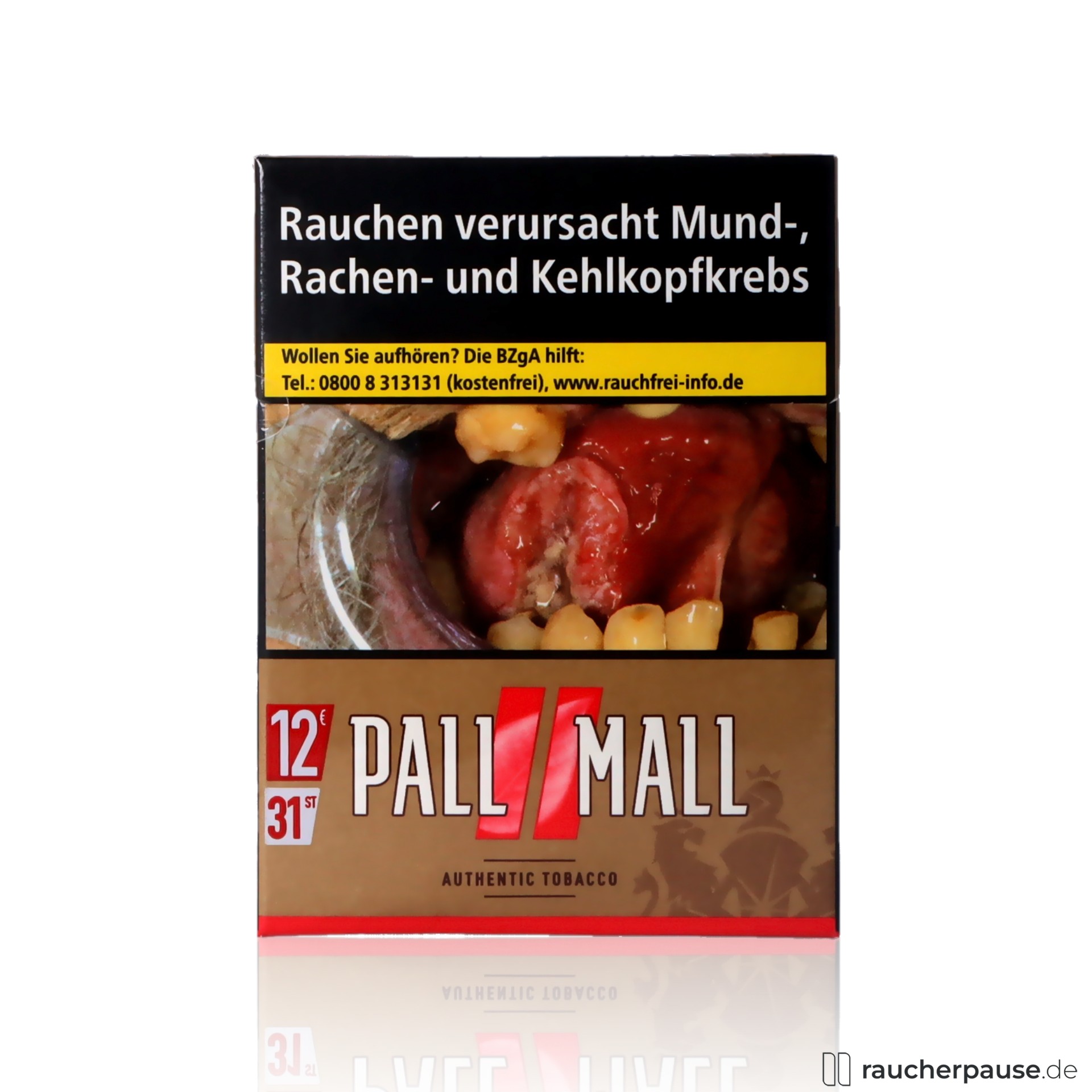 Pall Mall Authentic Red Super Zigaretten | 31 Stk. pro Packung | Ohne Zusätze