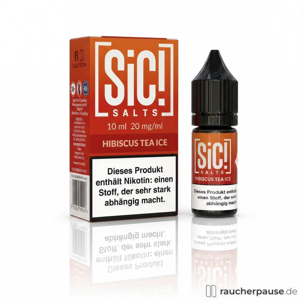 SiC! Salts Hibiscus Tea Ice Liquid | 20 mg/ml Nikotin