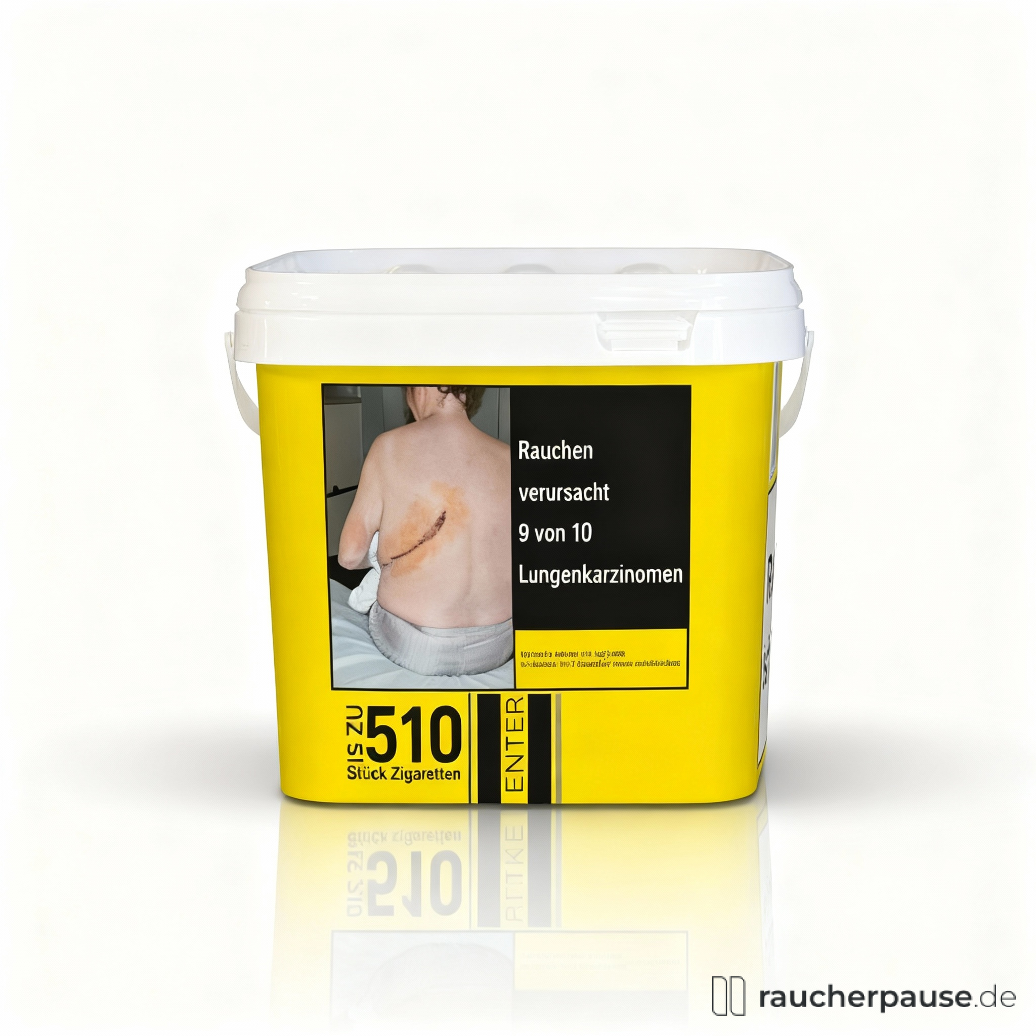 ENTER Volumentabak 255g Box | American Blend Zigarettentabak mit Virginia, Burley & Orient | Ergiebig & Ideal zum Stopfen