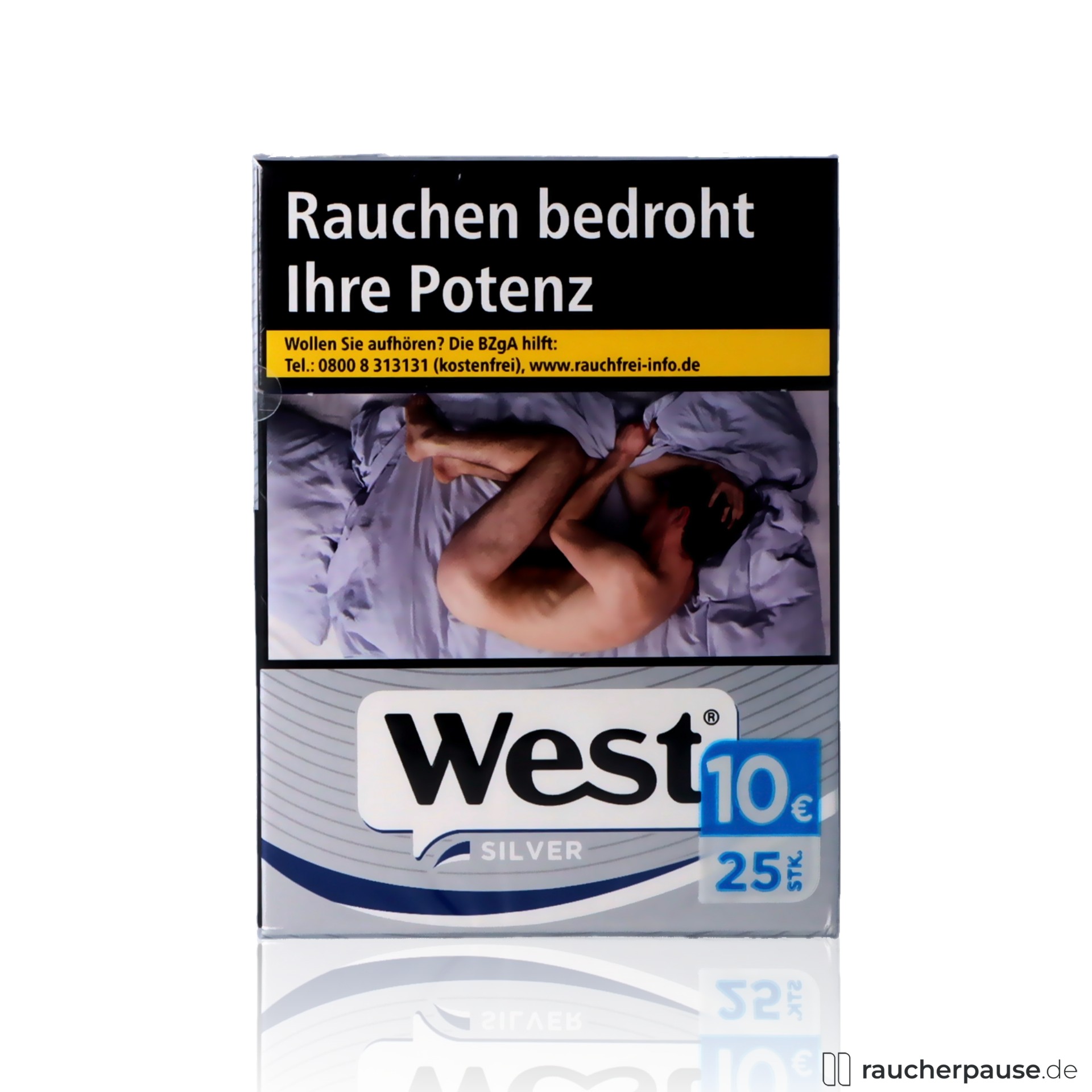 West Silver Zigaretten | 25 Stk. pro Packung | Intensiver Geschmack mit Filter West Silver Zigaretten | 25 Stk. pro Packung | Intensiver Geschmack mit Filter