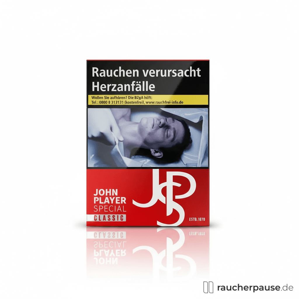 JPS Classic Red Zigaretten | 27 Stück | American Blend | Kräftig-Würziger Geschmack