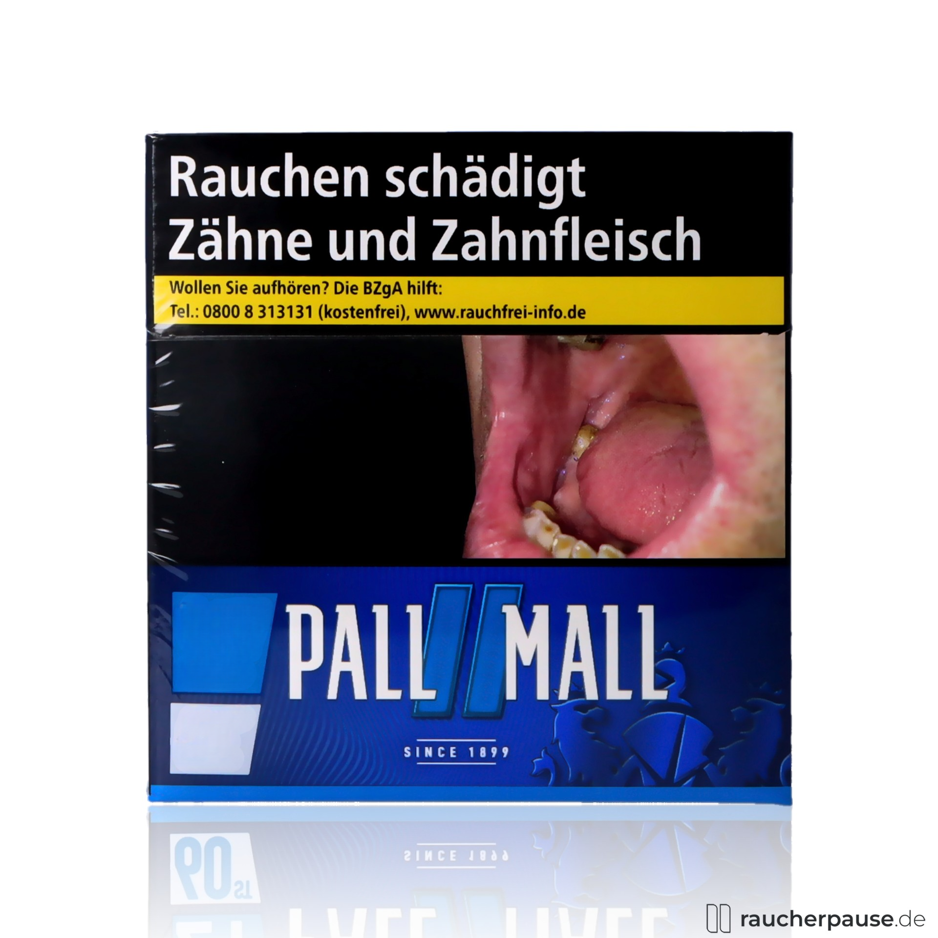 Pall Mall Blue Hercules Zigaretten | 60 Stk. pro Packung | Mildes, fein-würziges Aroma