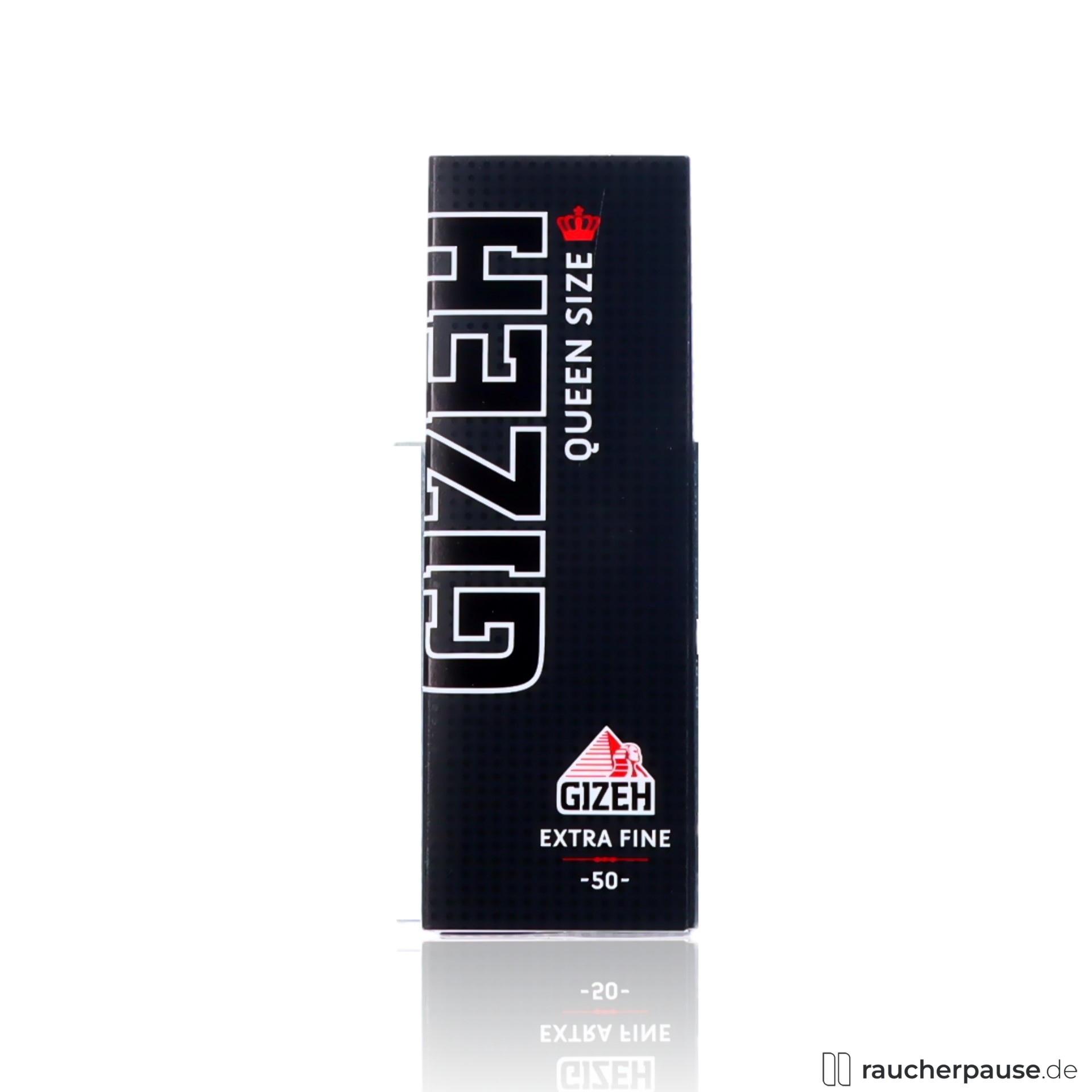 Gizeh Black Queen Size Zigarettenpapiere | Extra fein & langsam brennend | 50 Blättchen