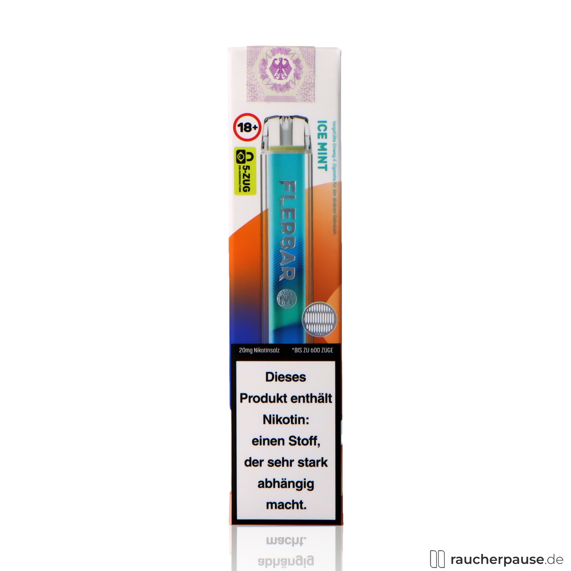 Menthol-Vape von Flerbar Ice Mint jetzt sichern Menthol-Vape von Flerbar Ice Mint jetzt sichern