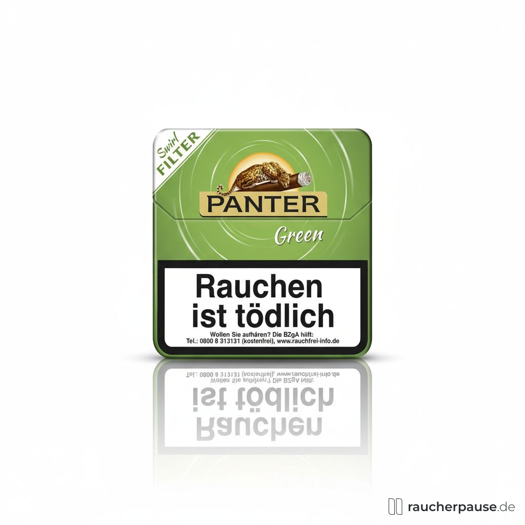 Panter Swirl Green Cigarillos | 20er Blechdose | Ecuador Deckblatt, Cocktail-Aroma