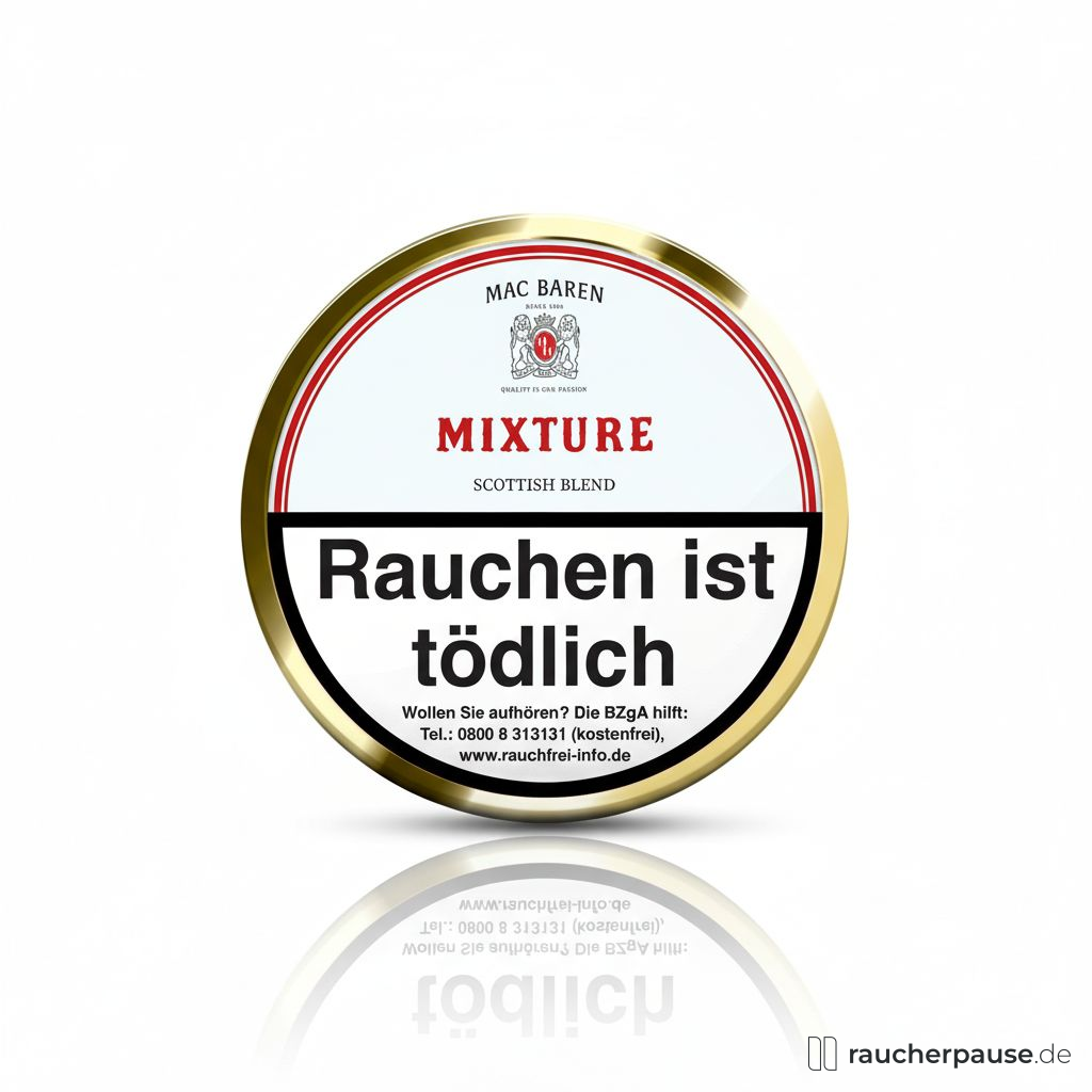 Mac Baren Mixture Scottish Blend Pfeifentabak | 100g Dose | Milder Geschmack