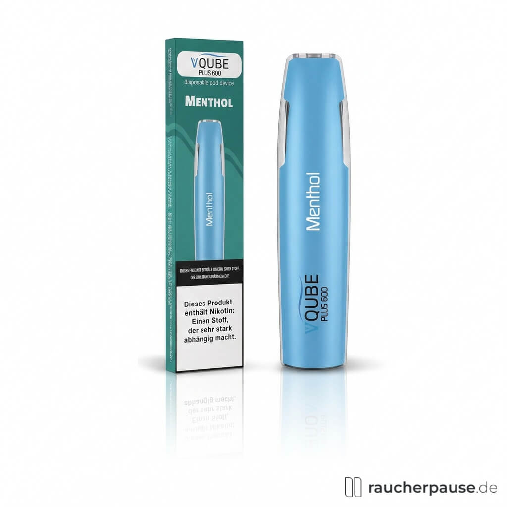 VQube plus600 Menthol | 16 mg/ml Nikotin | bis zu 600 Züge