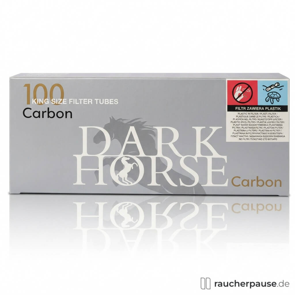 Dark Horse Carbon Dual Filterhülsen | 100 Stück