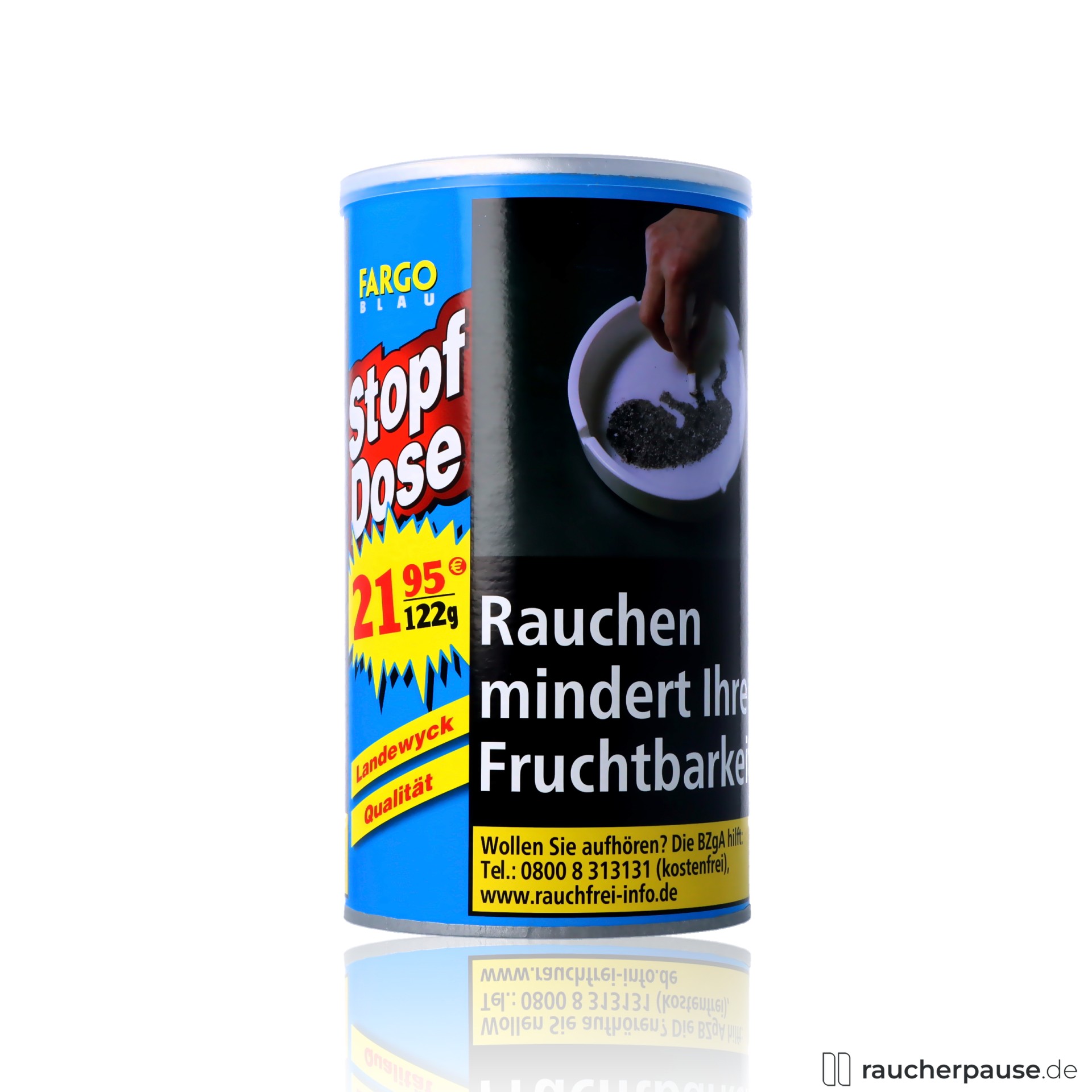 fargo blau tabak xxl spar dose american blend feinschnitt , packshot vorderseite