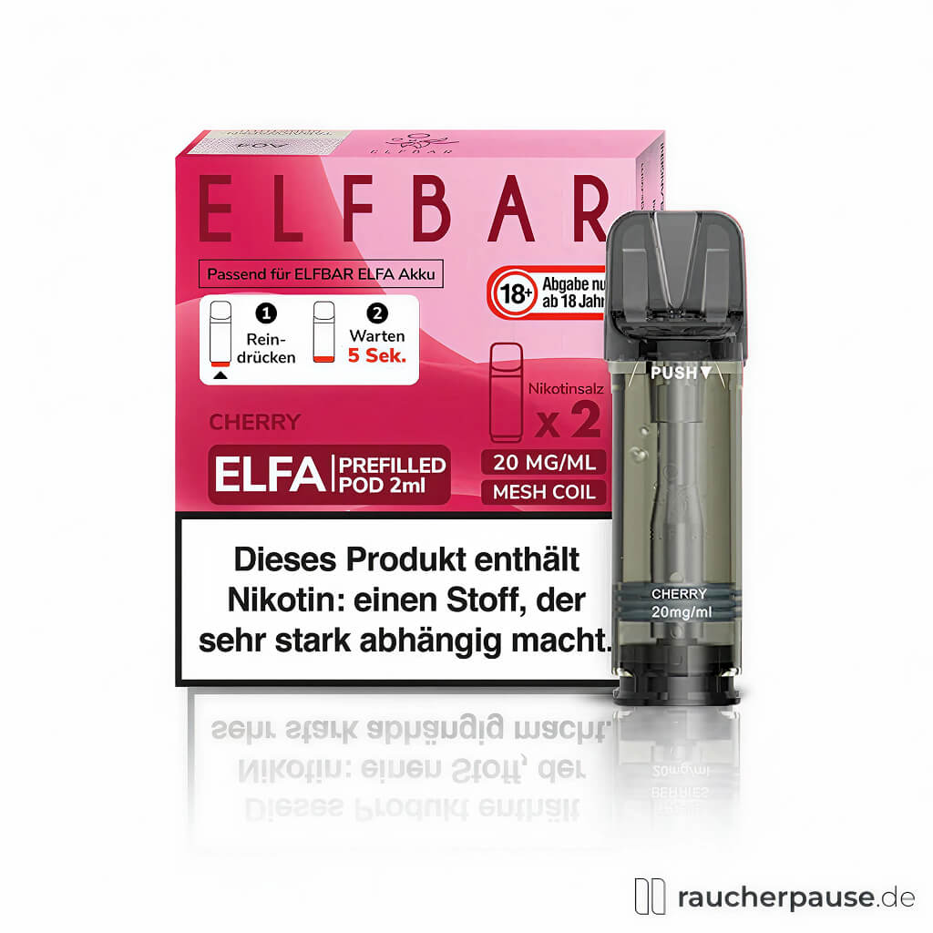 Elf Bar Elfa Prefilled Pods Cherry | 20mg Nikotin | 2x2ml