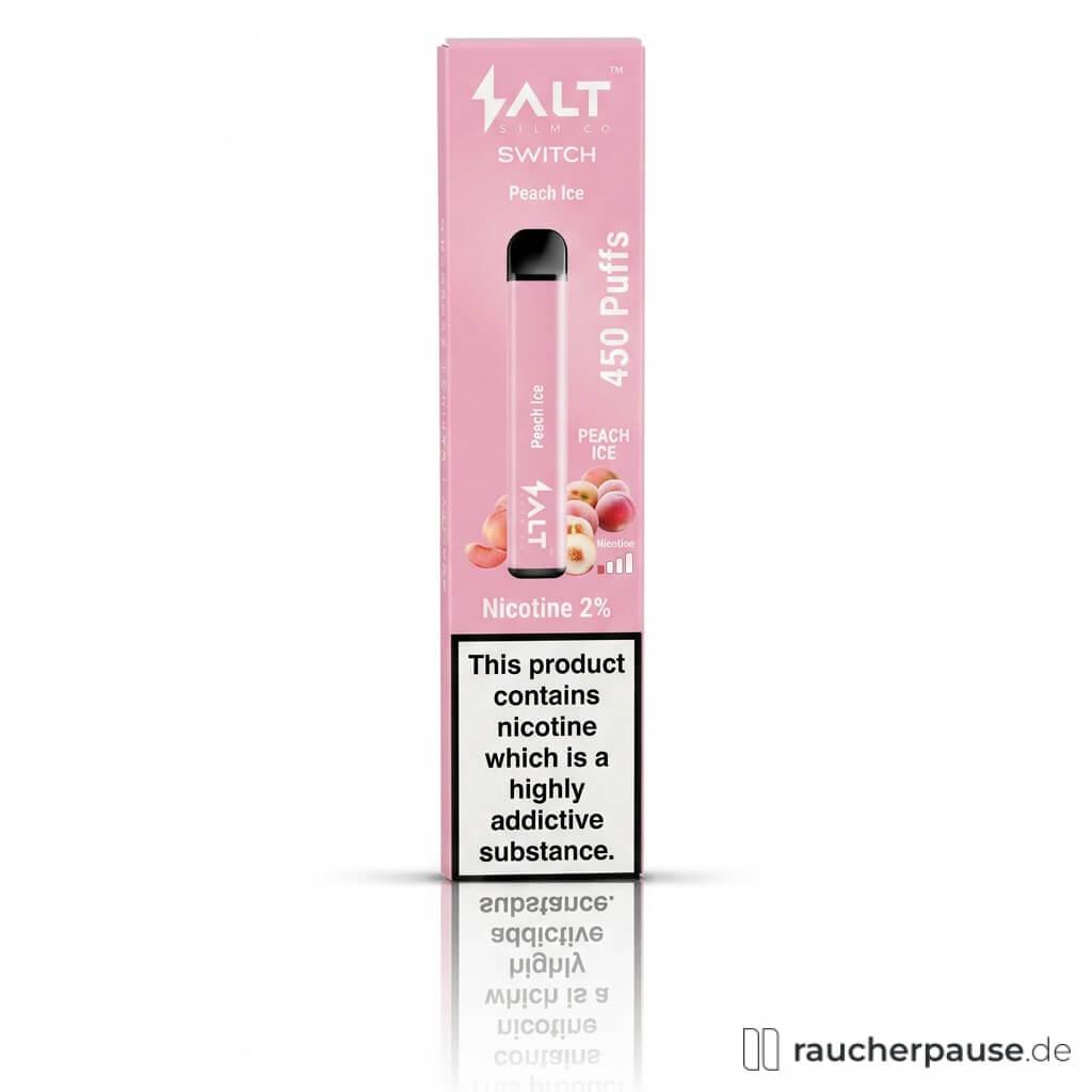 Salt Switch Peach Ice | 20 mg/ml Nikotin