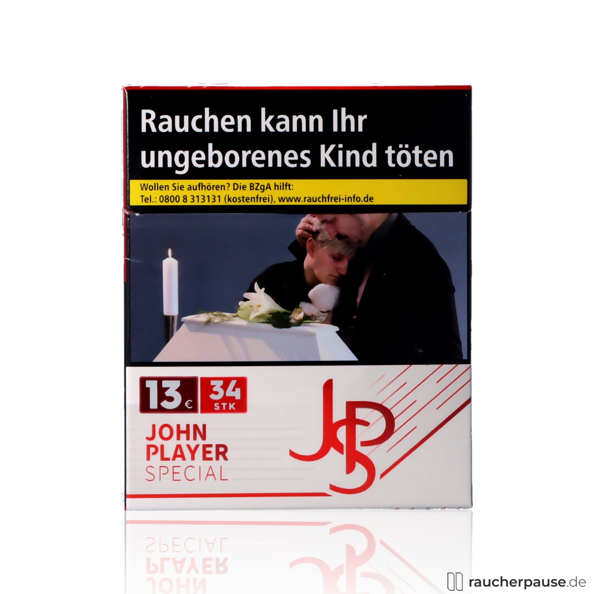 JPS Red Super Pack Zigaretten | 34 Stk. pro Packung | American Blend Aroma