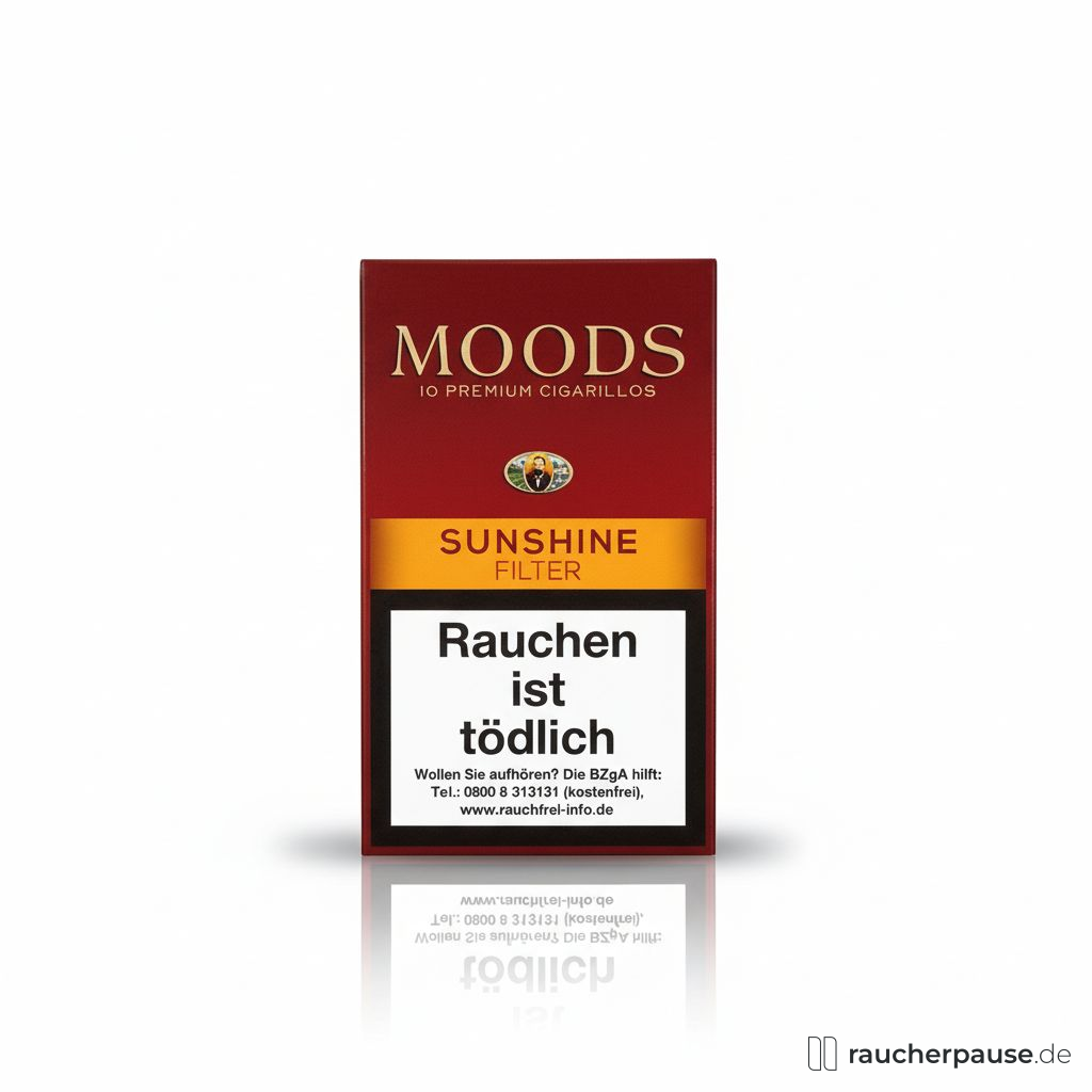 Dannemann Moods Sunshine Filter Zigarillos | Aromatisiert | 10er Pack | Honigessenz Dannemann Moods Sunshine Filter Zigarillos | Aromatisiert | 10er Pack | Honigessenz