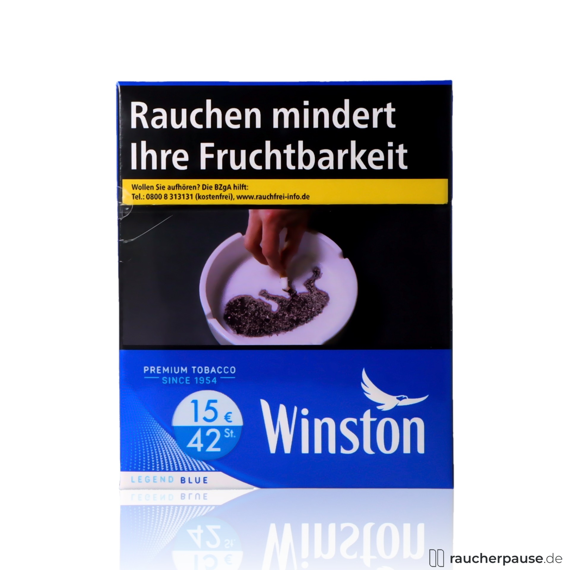 Winston Blue 5XL Zigaretten | 42 Stk. pro Packung | Milder American Blend Winston Blue 5XL Zigaretten | 42 Stk. pro Packung | Milder American Blend